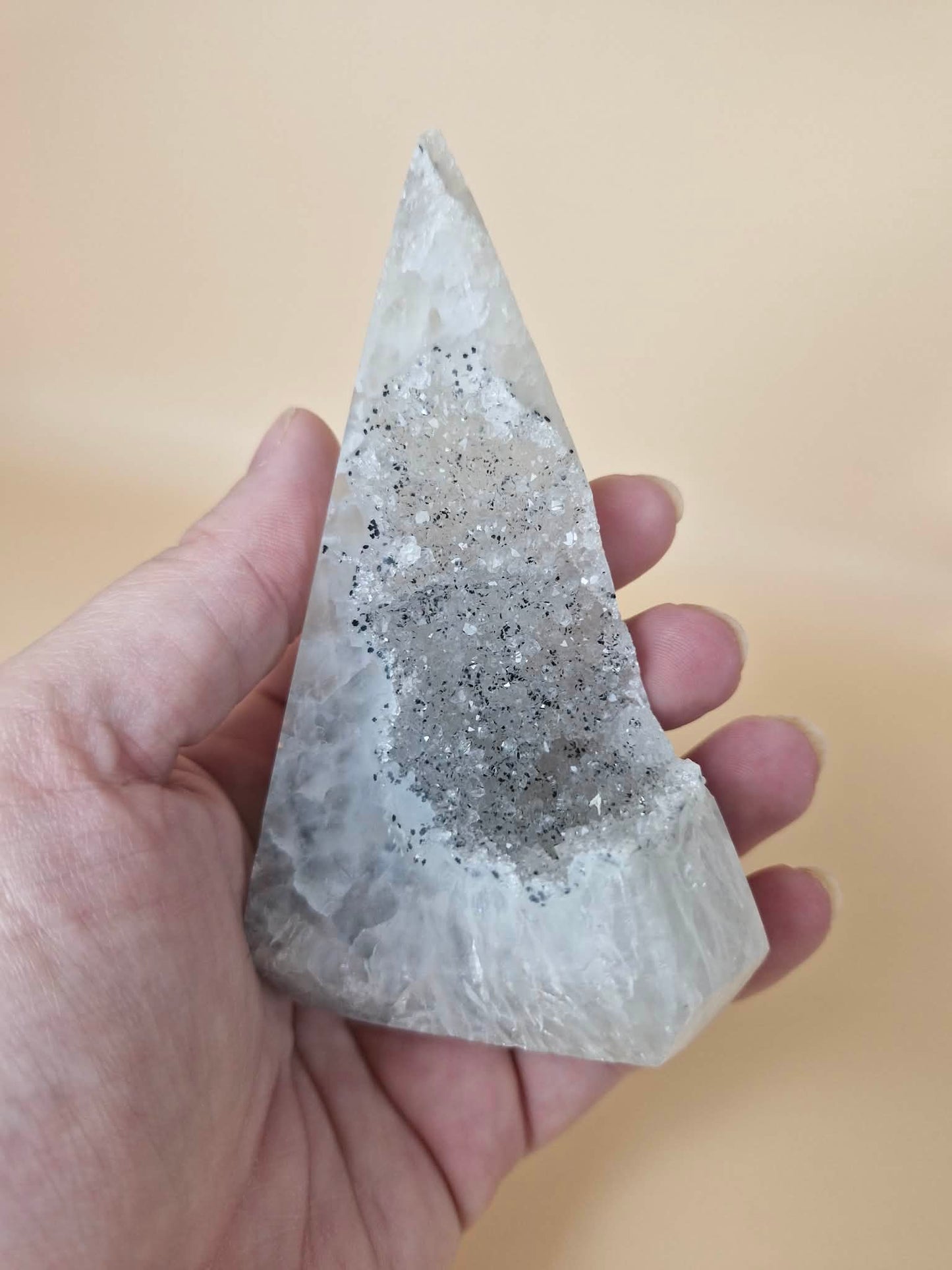 Druzy Agate Tower