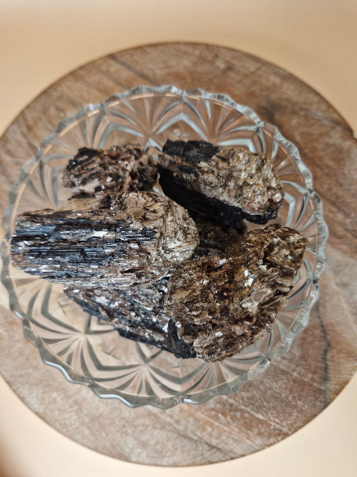 Raw Tourmaline and Mica Piece