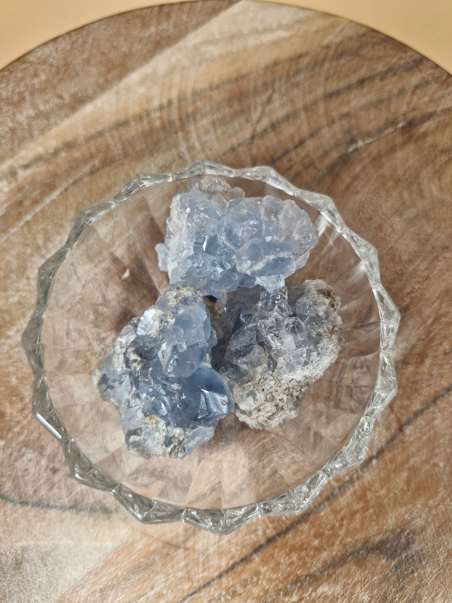 Celestite Mini Cluster (Intuitively Chosen)
