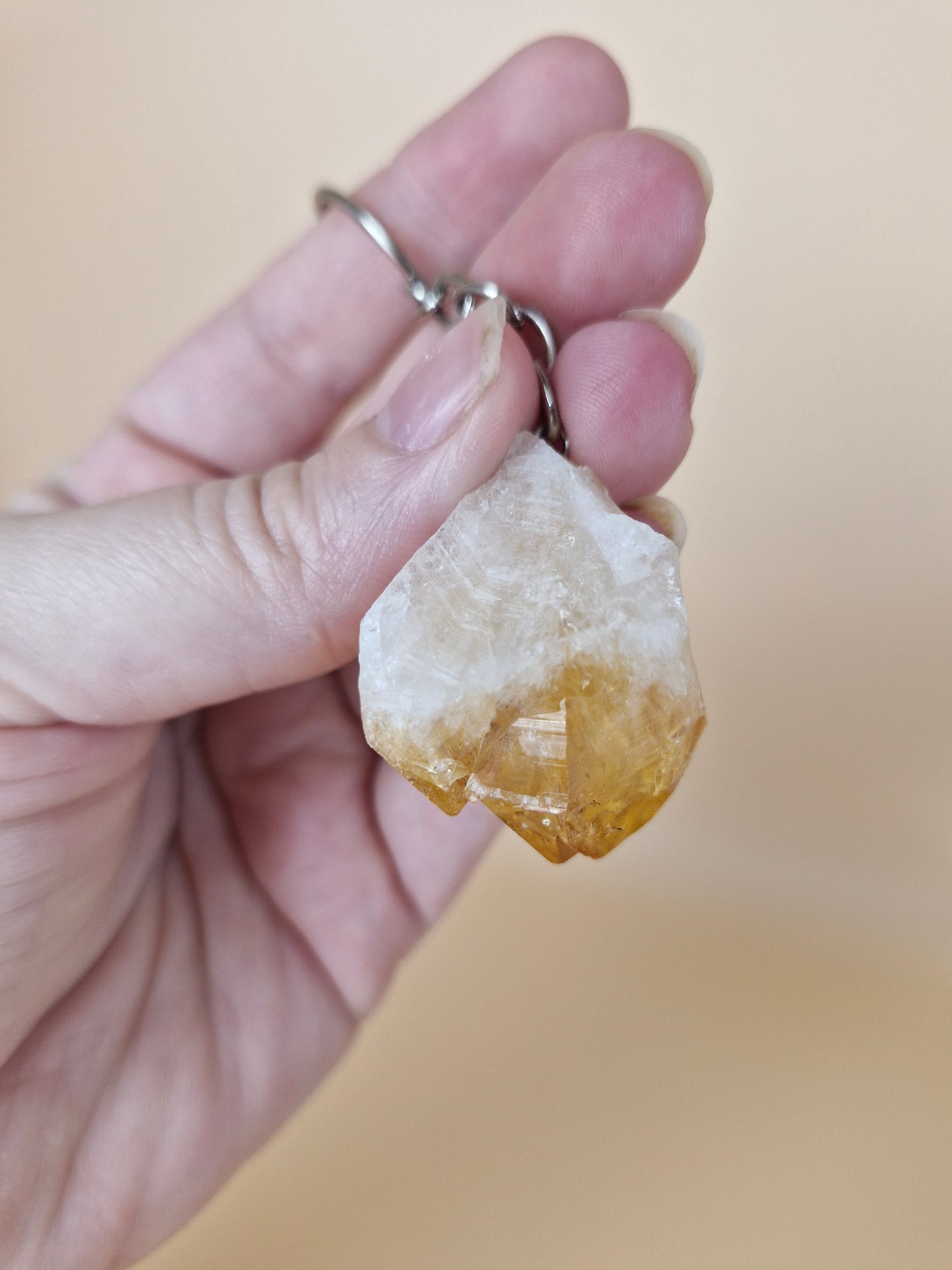 Citrine Keyring