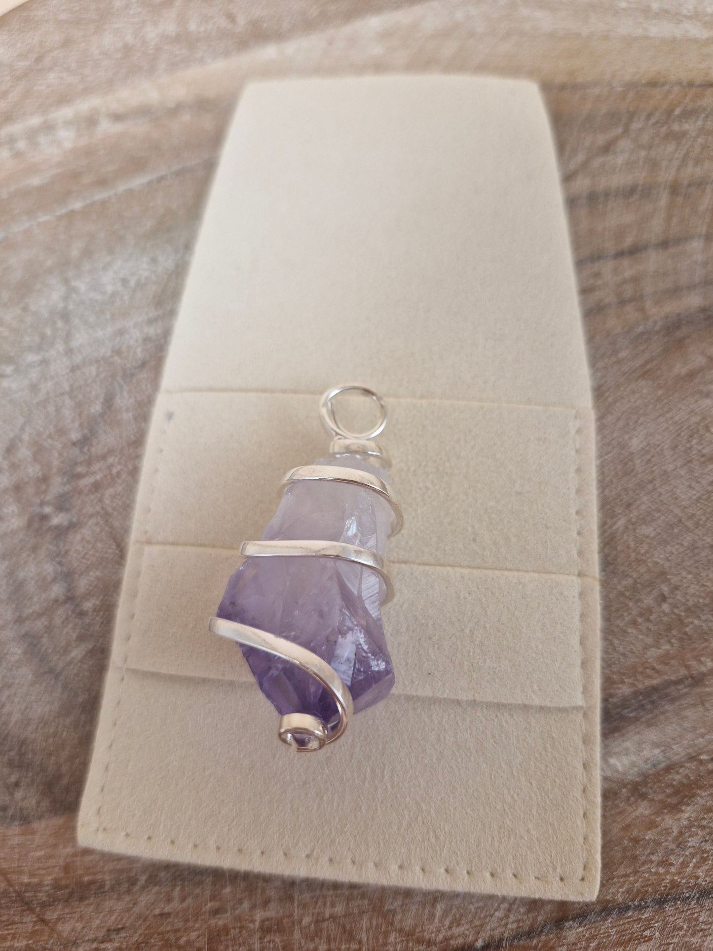 Amethyst Swirl Pendant