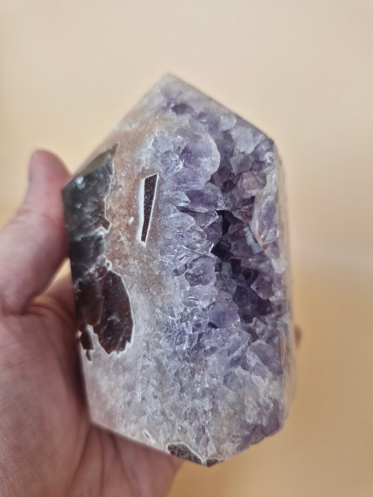 High Grade Pink Amethyst Tower