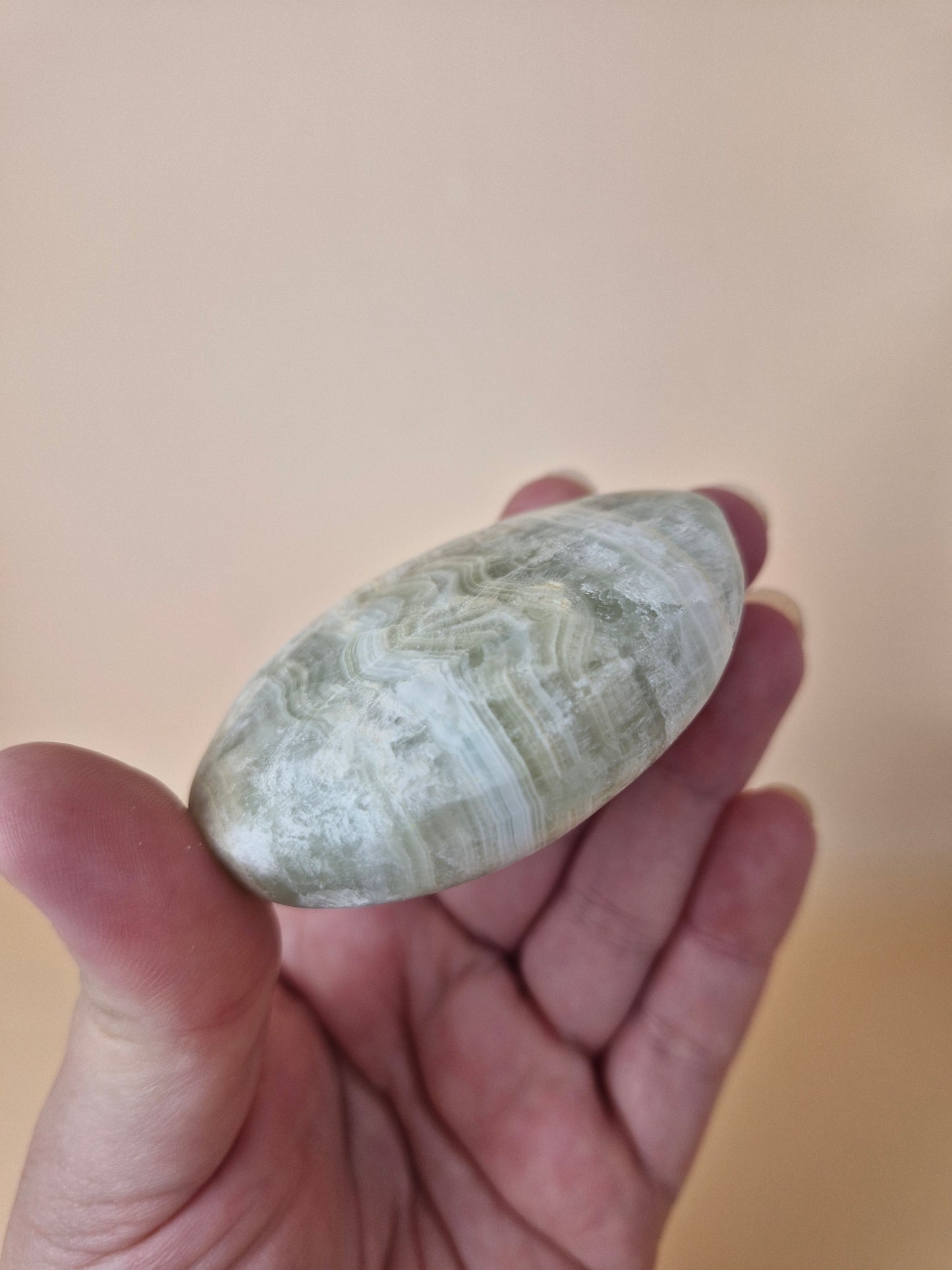 Pistachio Calcite Palm