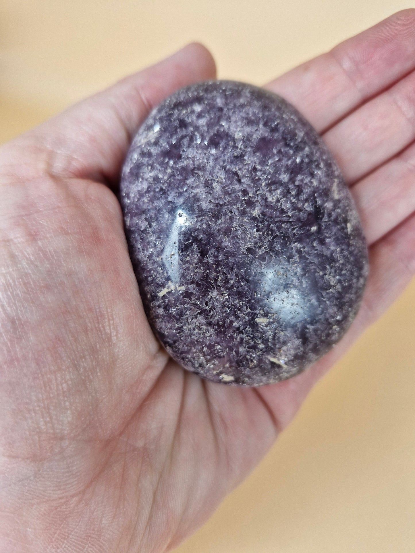 Lepidolite Palm