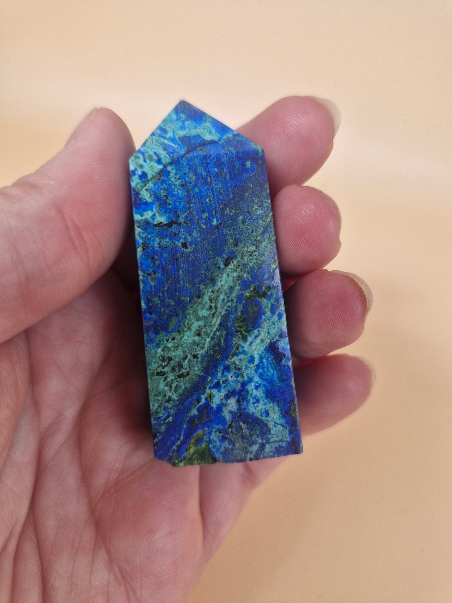Azurite with Malachite Mini Tower (AZ2)
