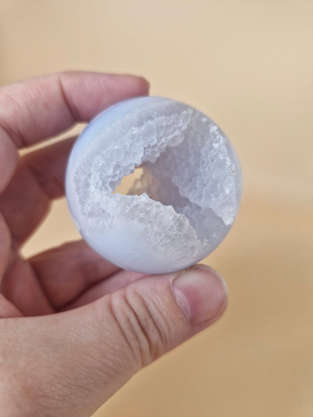 Druzy Lace Agate Sphere (code LA2)