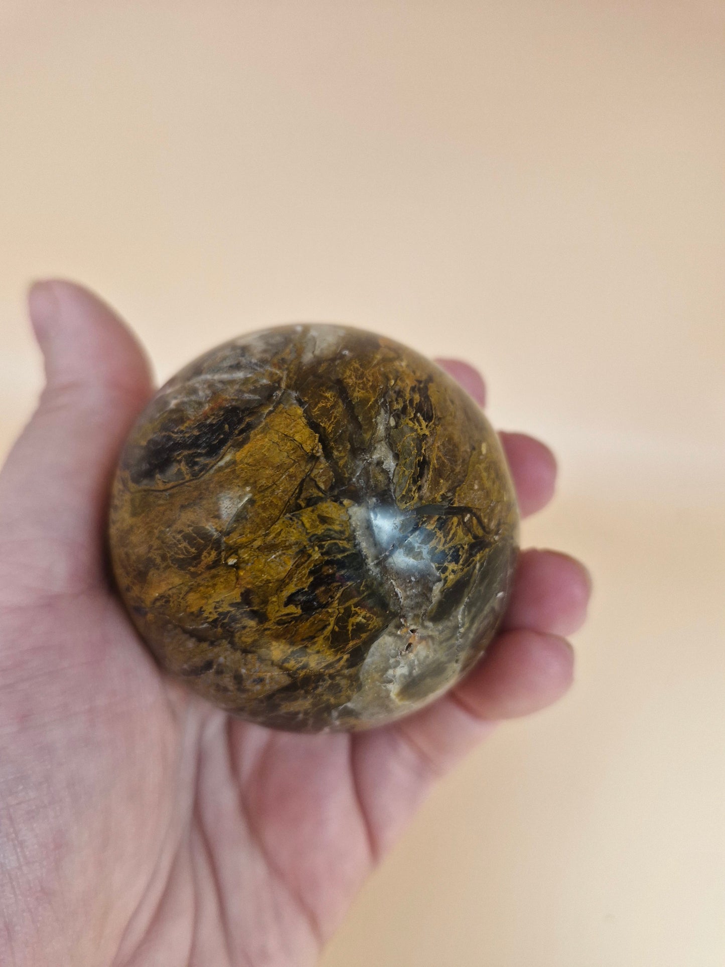 Blue/Black Opal Sphere