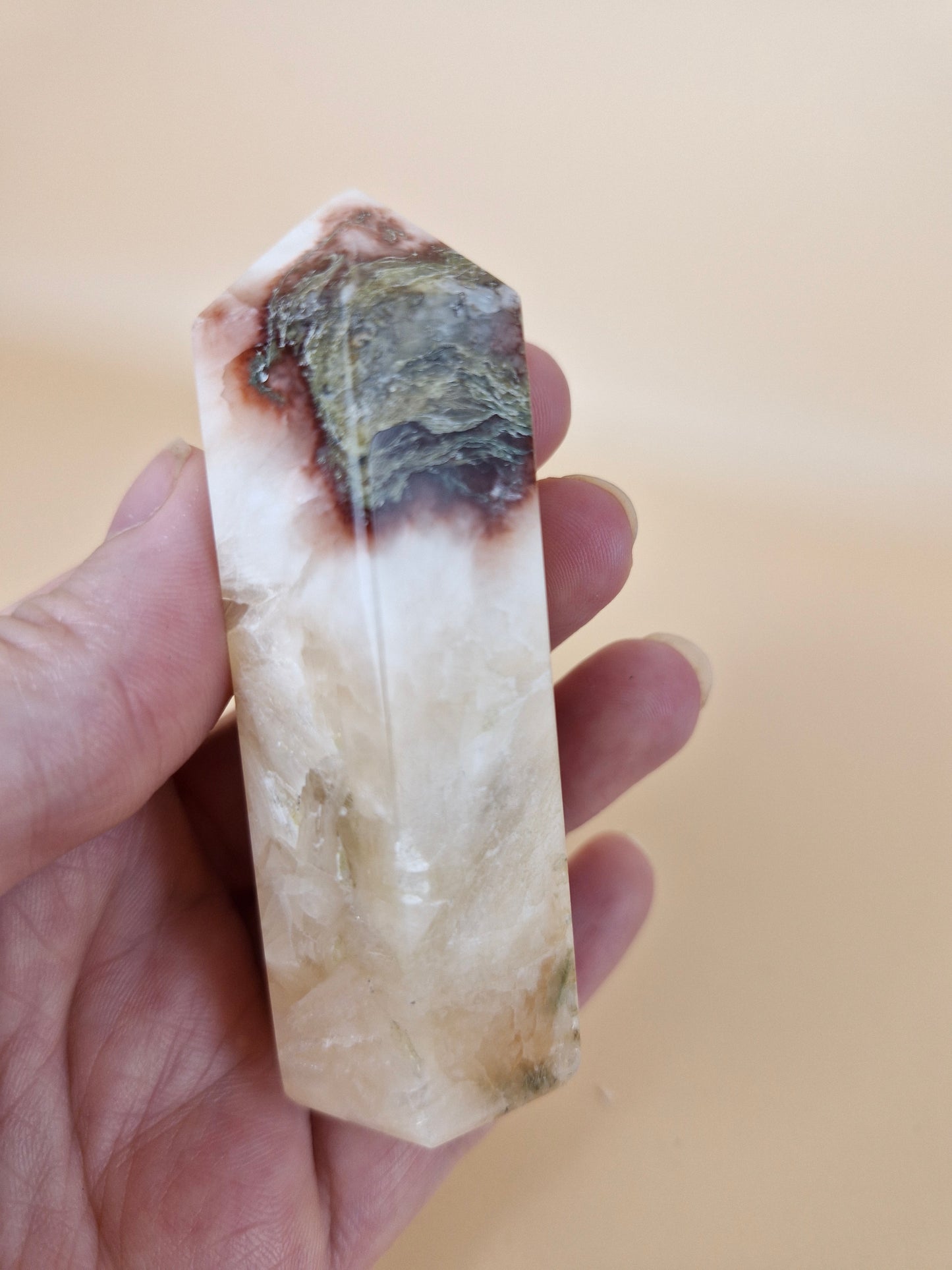 Stilbite with Heulandite Tower (code11)