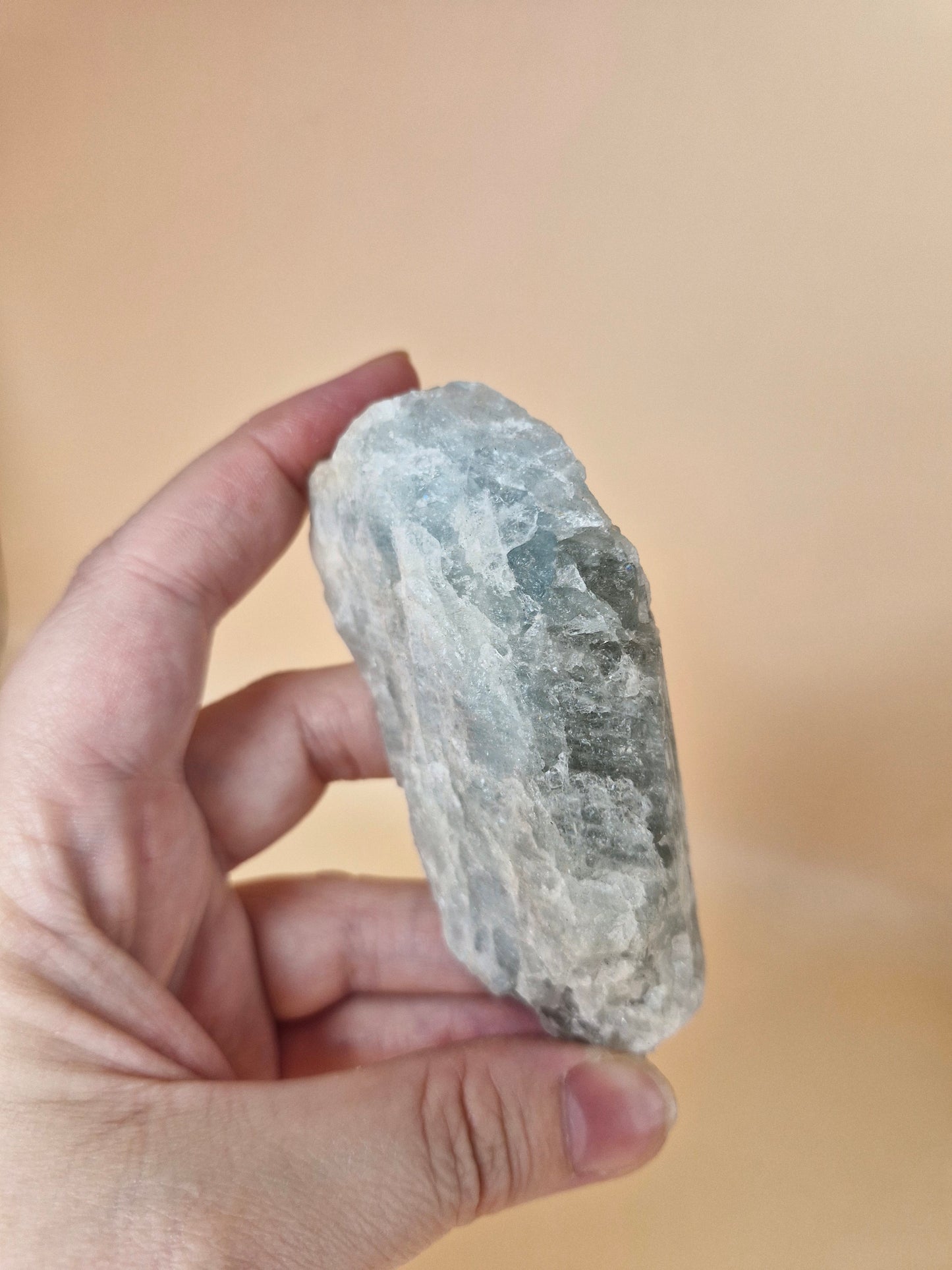 Blue Aquamarine Rough Piece (code 3)