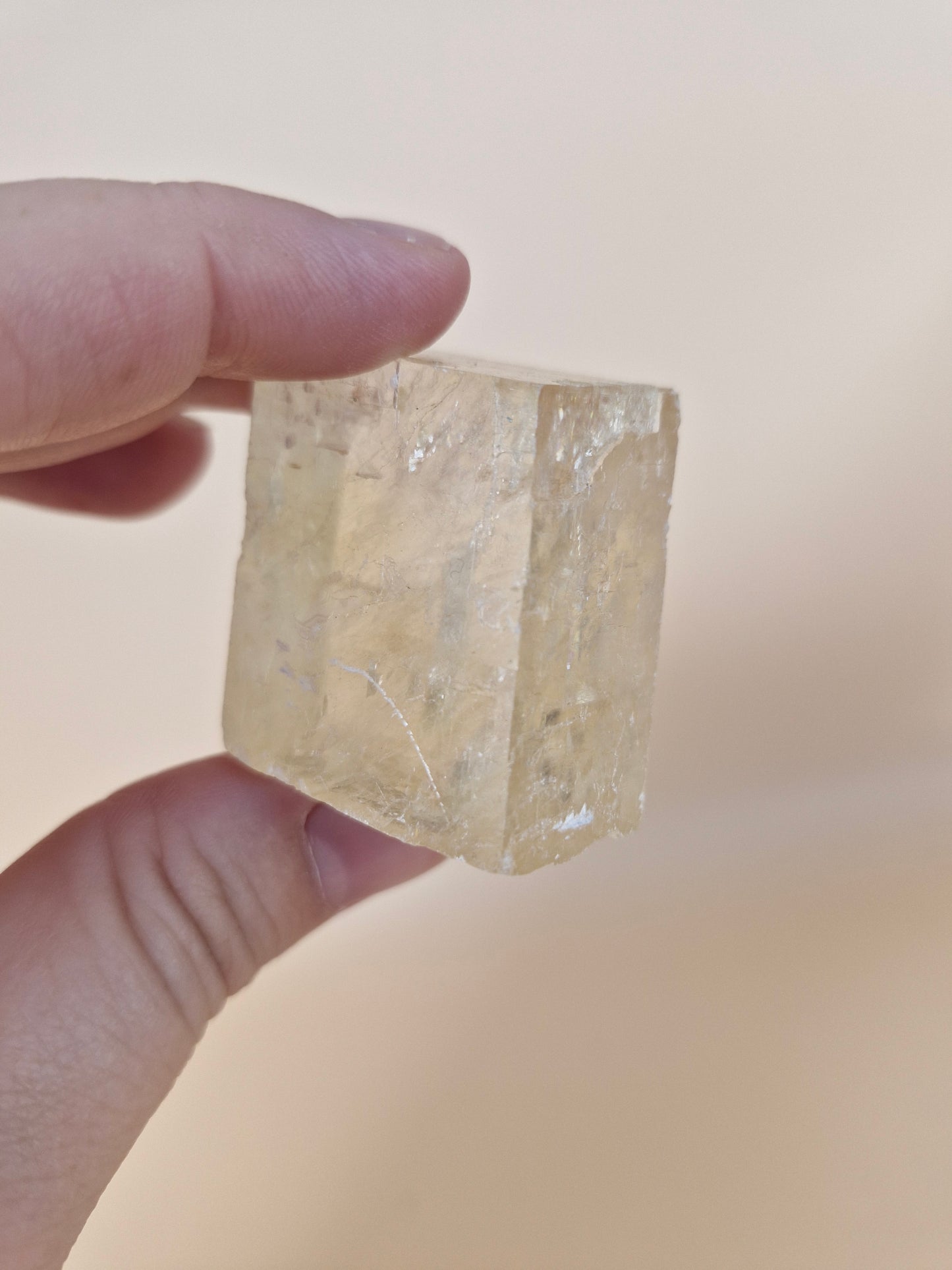 Honey Calcite Rhombus (code B)