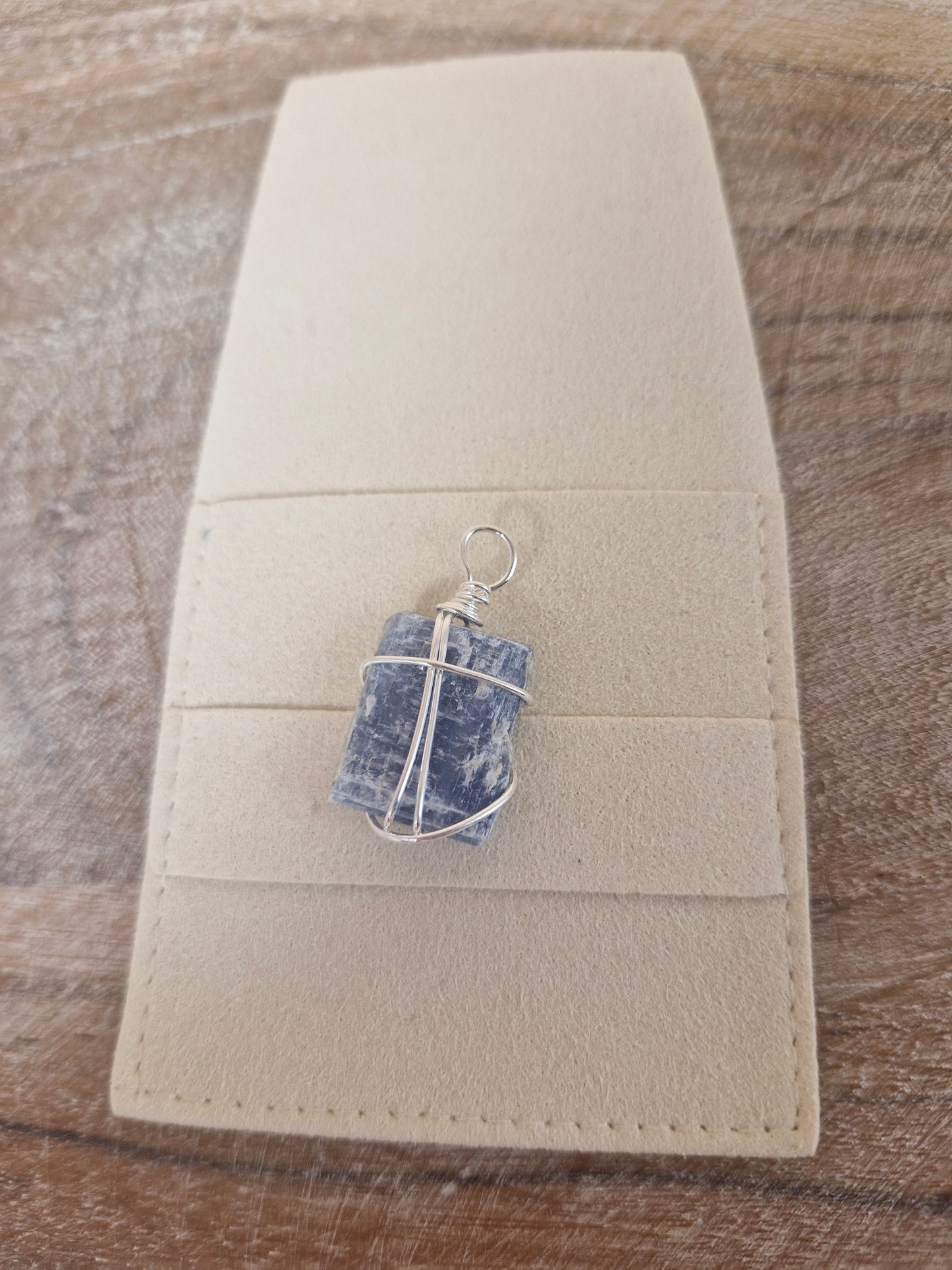 Kyanite Wired Pendant