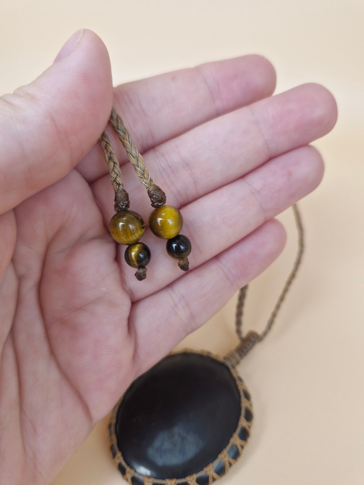 Macramé Shungite Necklace