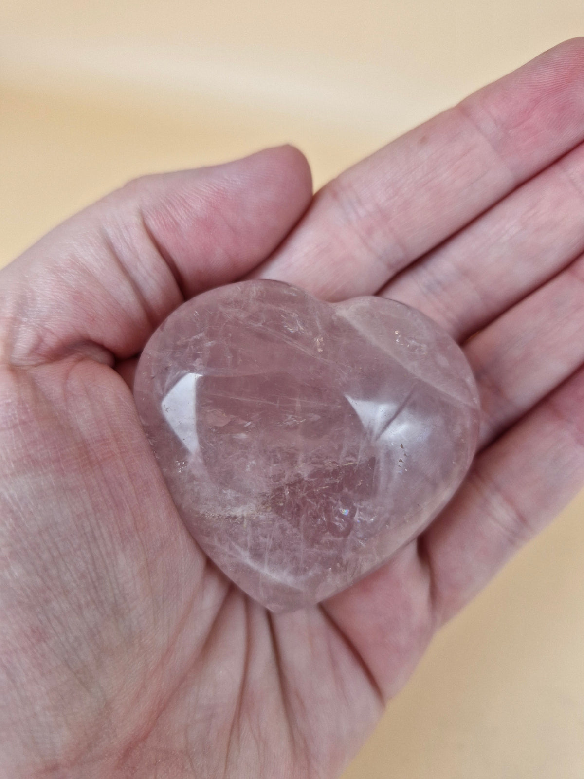Rose Quartz Heart
