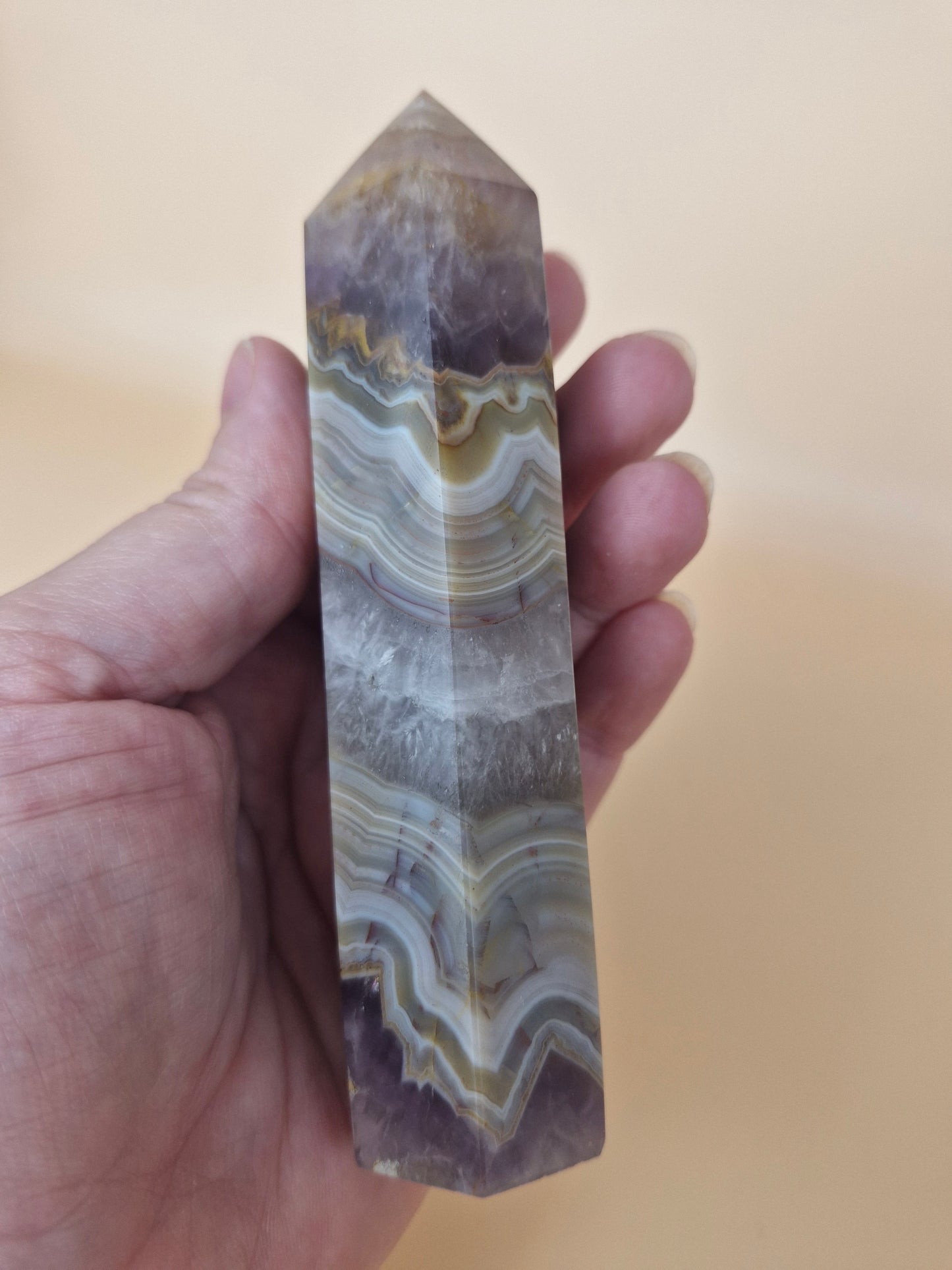 Amethyst & Crazy Lace Tower