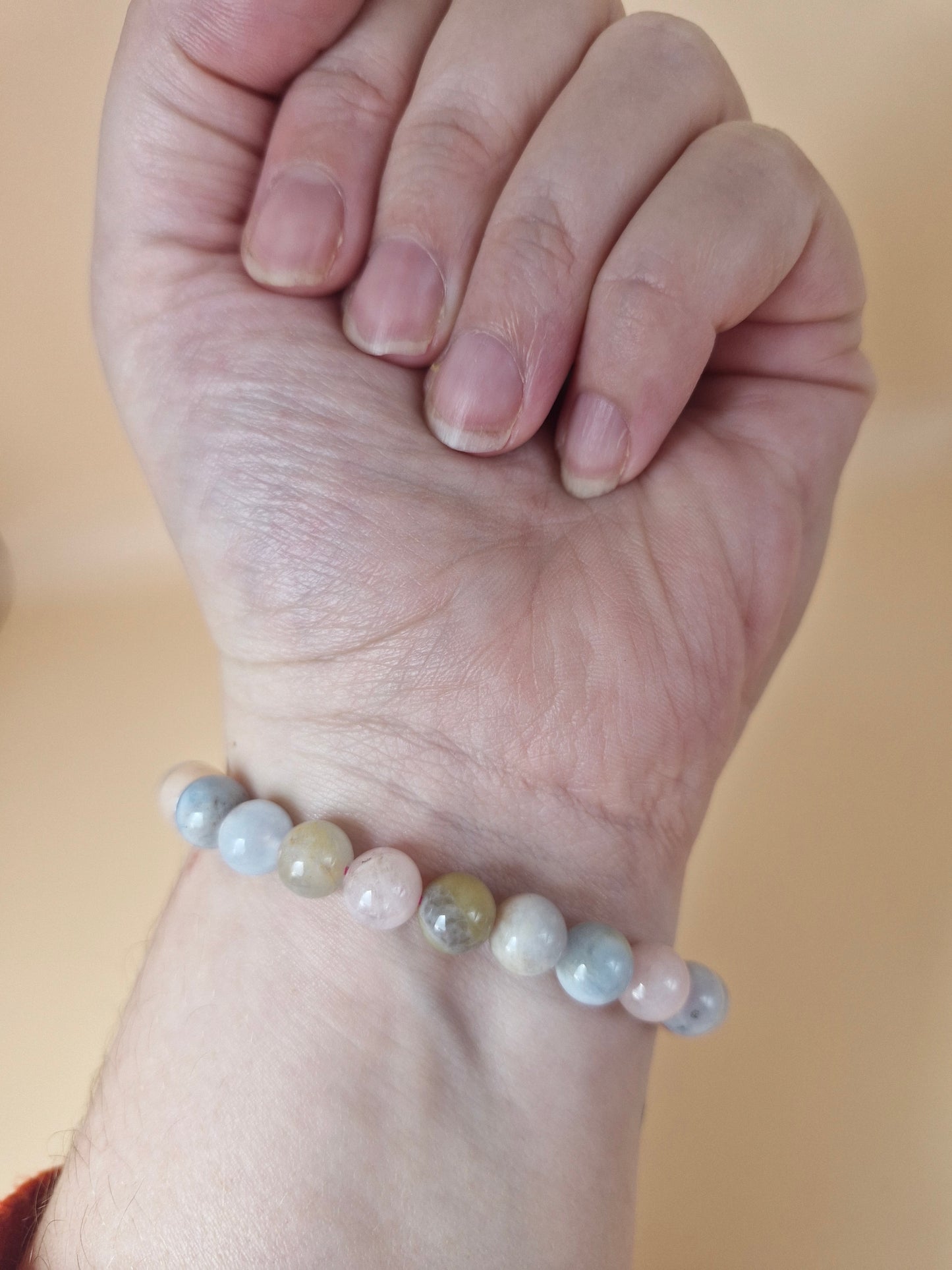 Aquamarine & Morganite Bracelet