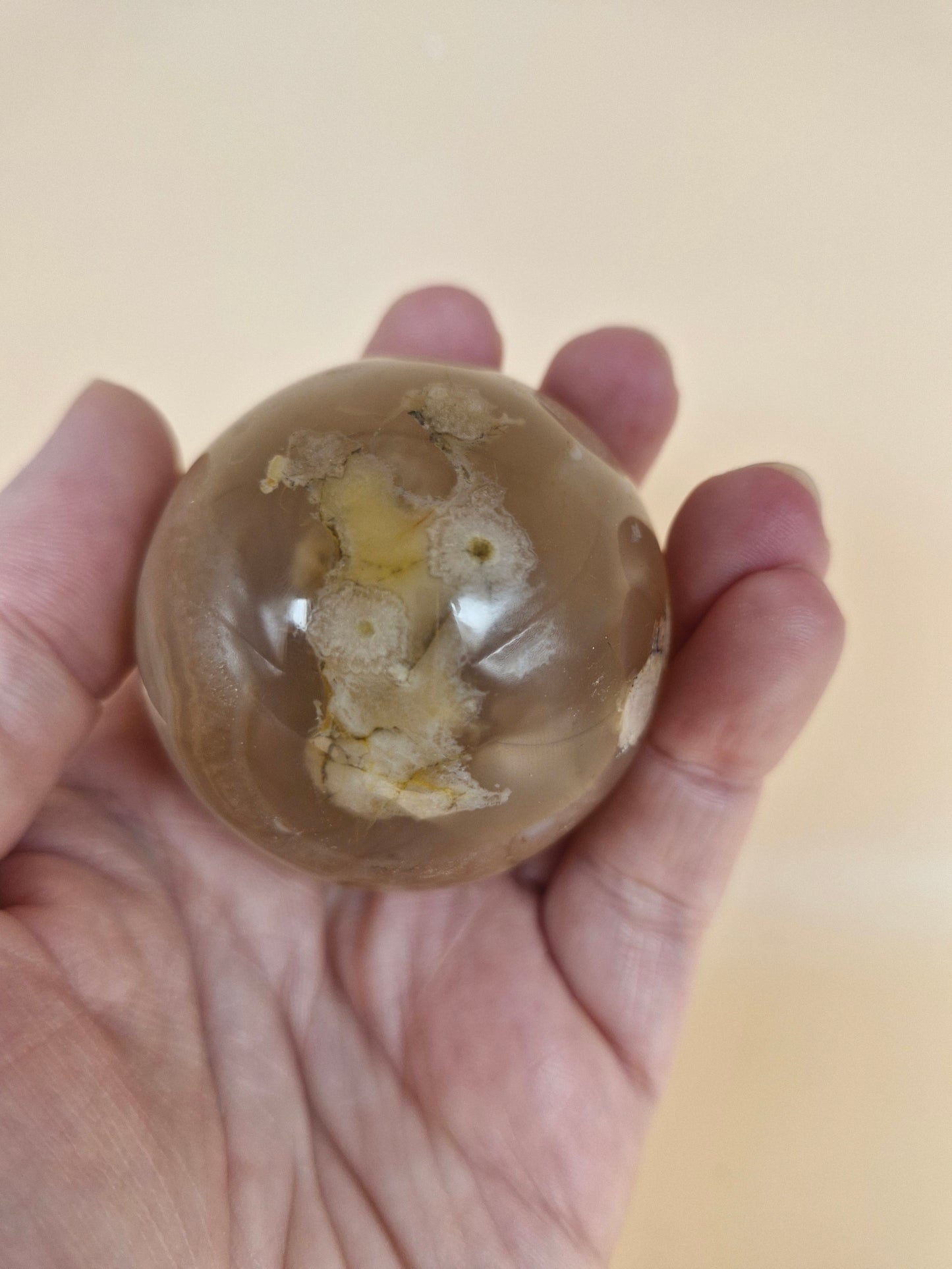 Flower Agate Sphere (code FT)