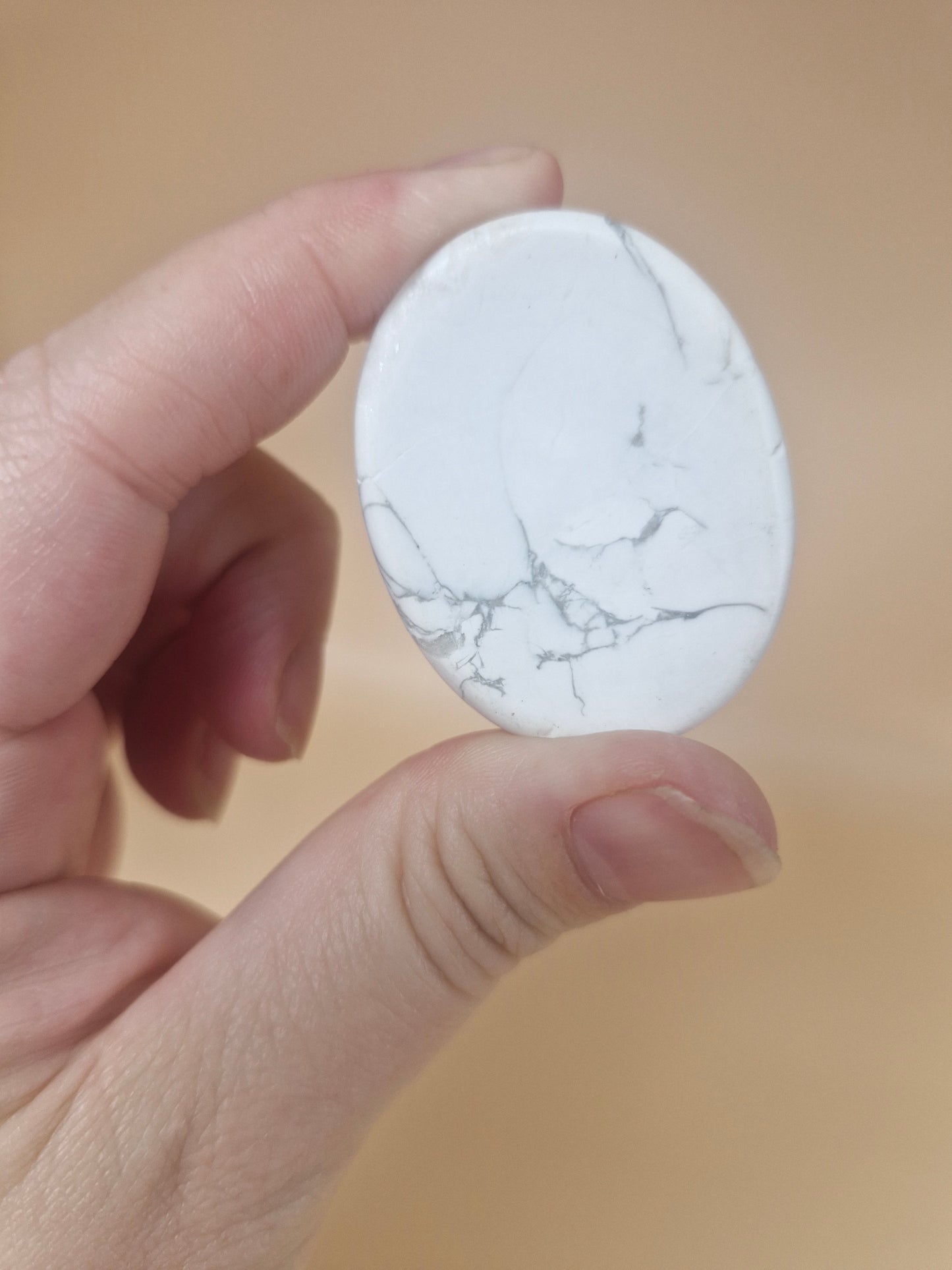 Howlite Worry Stone