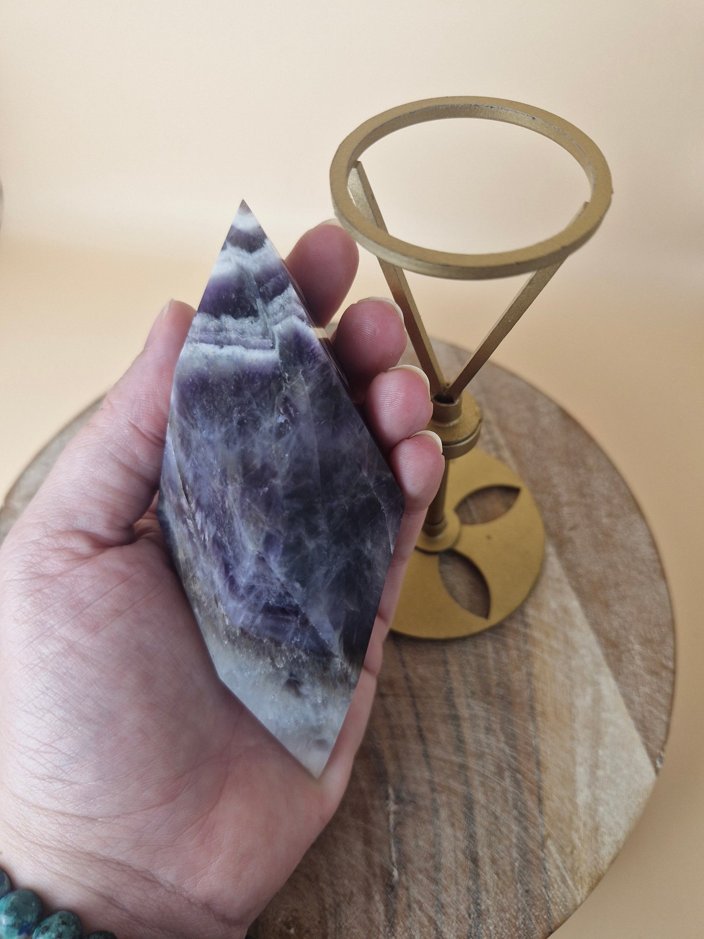 Chevron Amethyst Diamond
