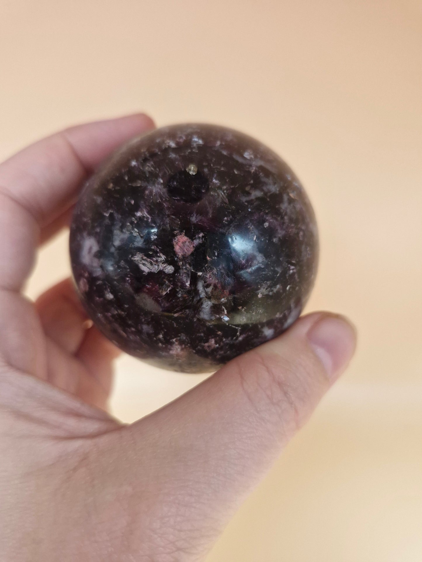 Rich Purple Mica Sphere