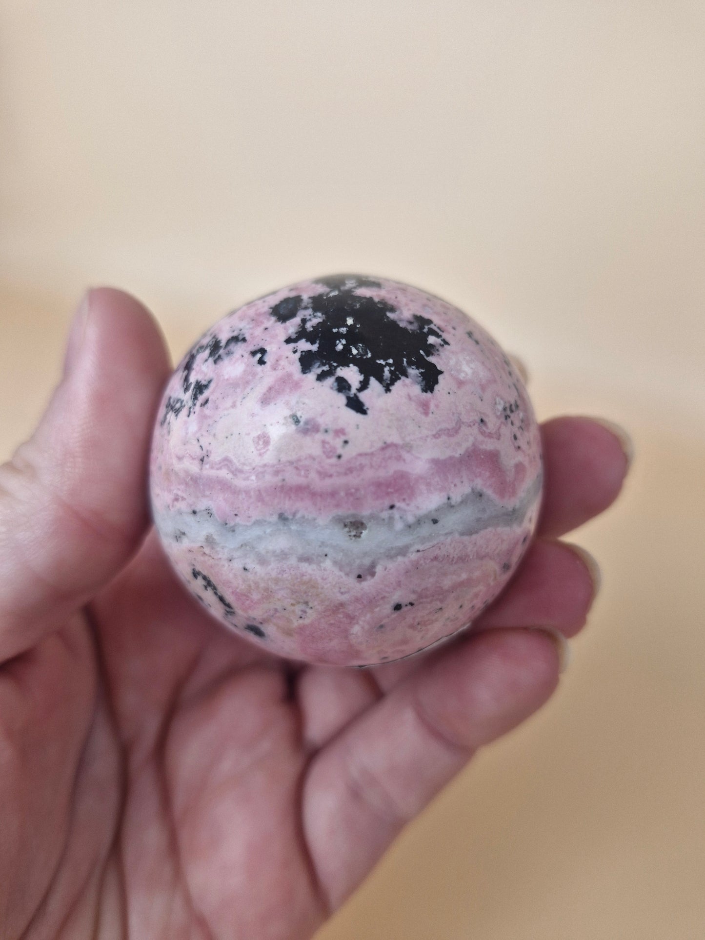 Peruvian Rhodonite Sphere