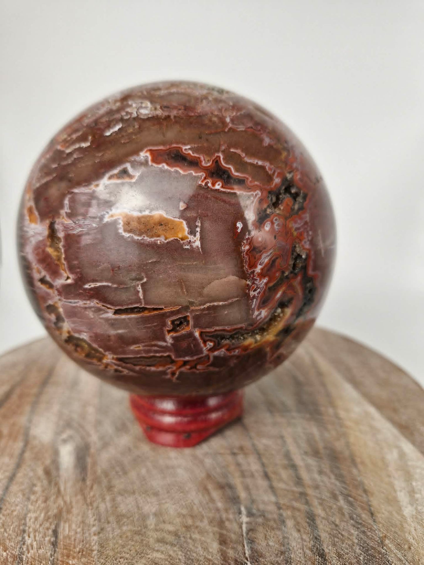 Petrified Wood Sphere