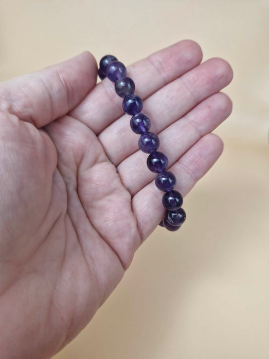 Amethyst Bracelet - 8mm