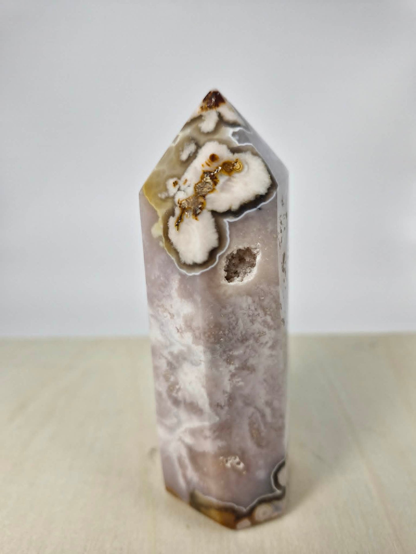 Flower Agate Tower - small