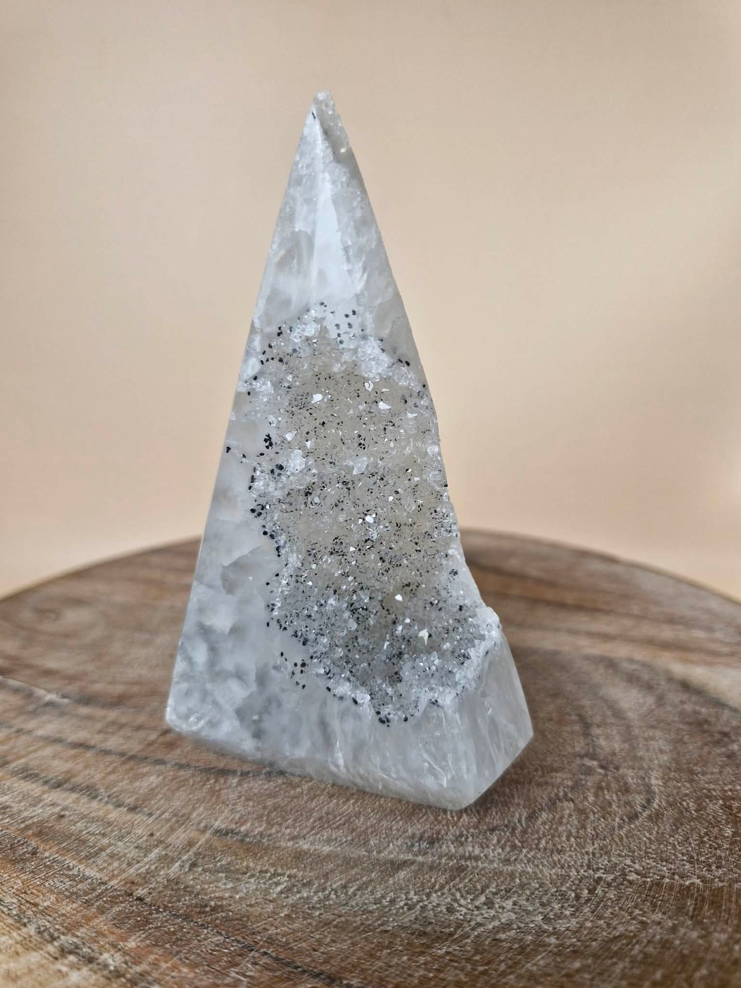 Druzy Agate Tower