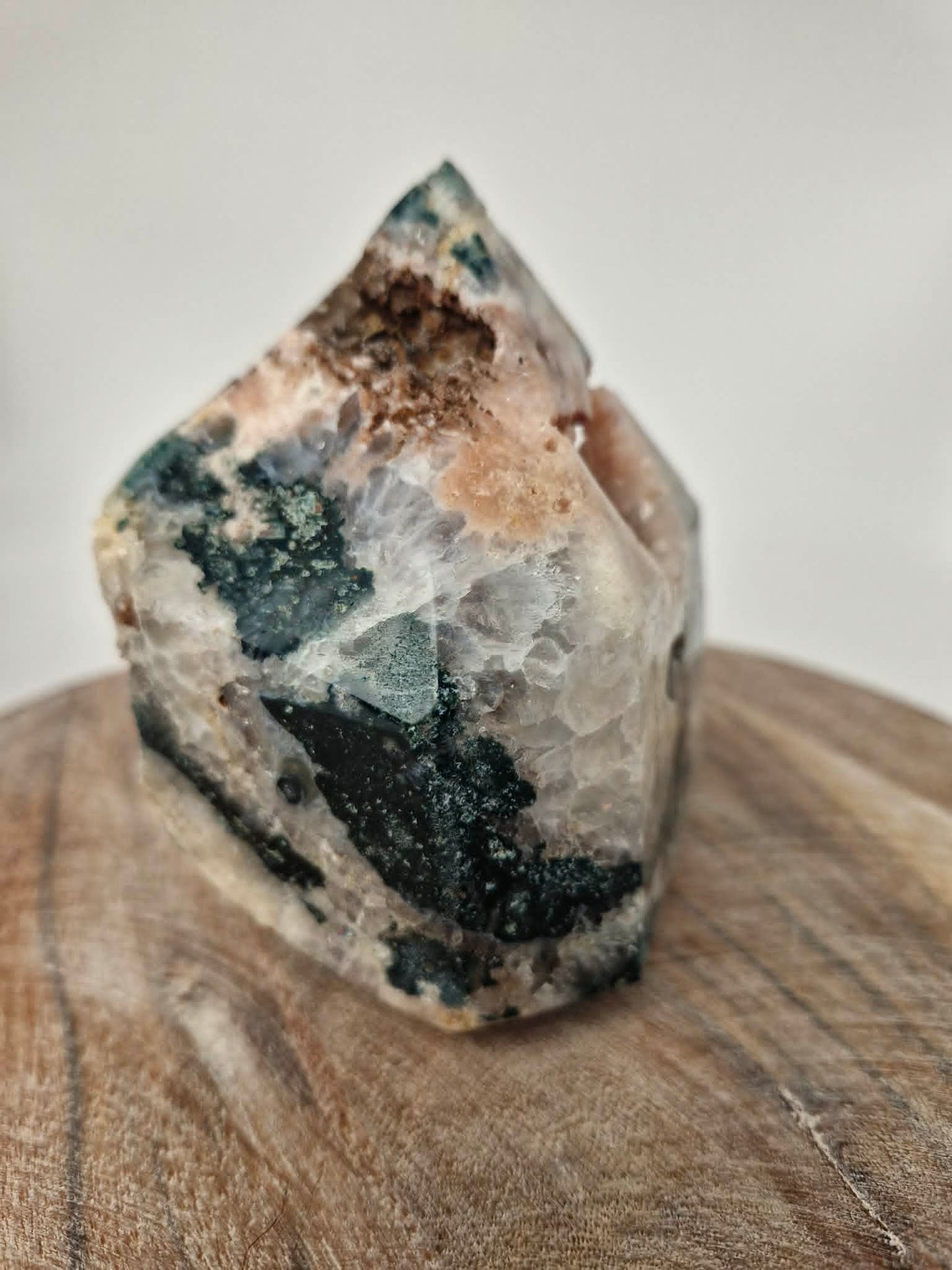 Pink Amethyst Pentagonal Tower