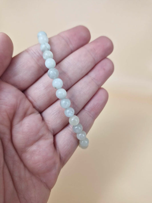 Aquamarine Bracelet - 6mm