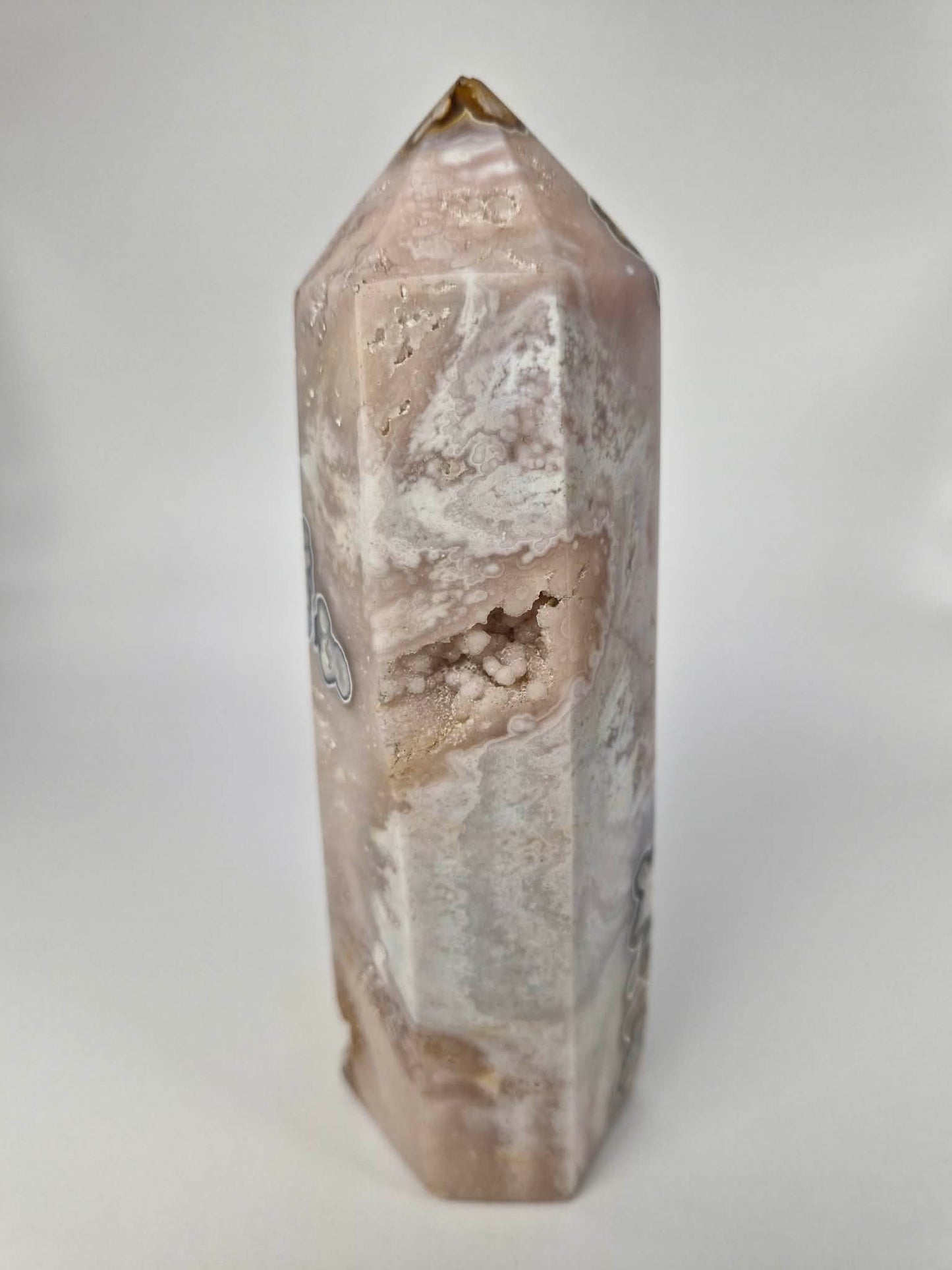 Flower Agate Tower - medium