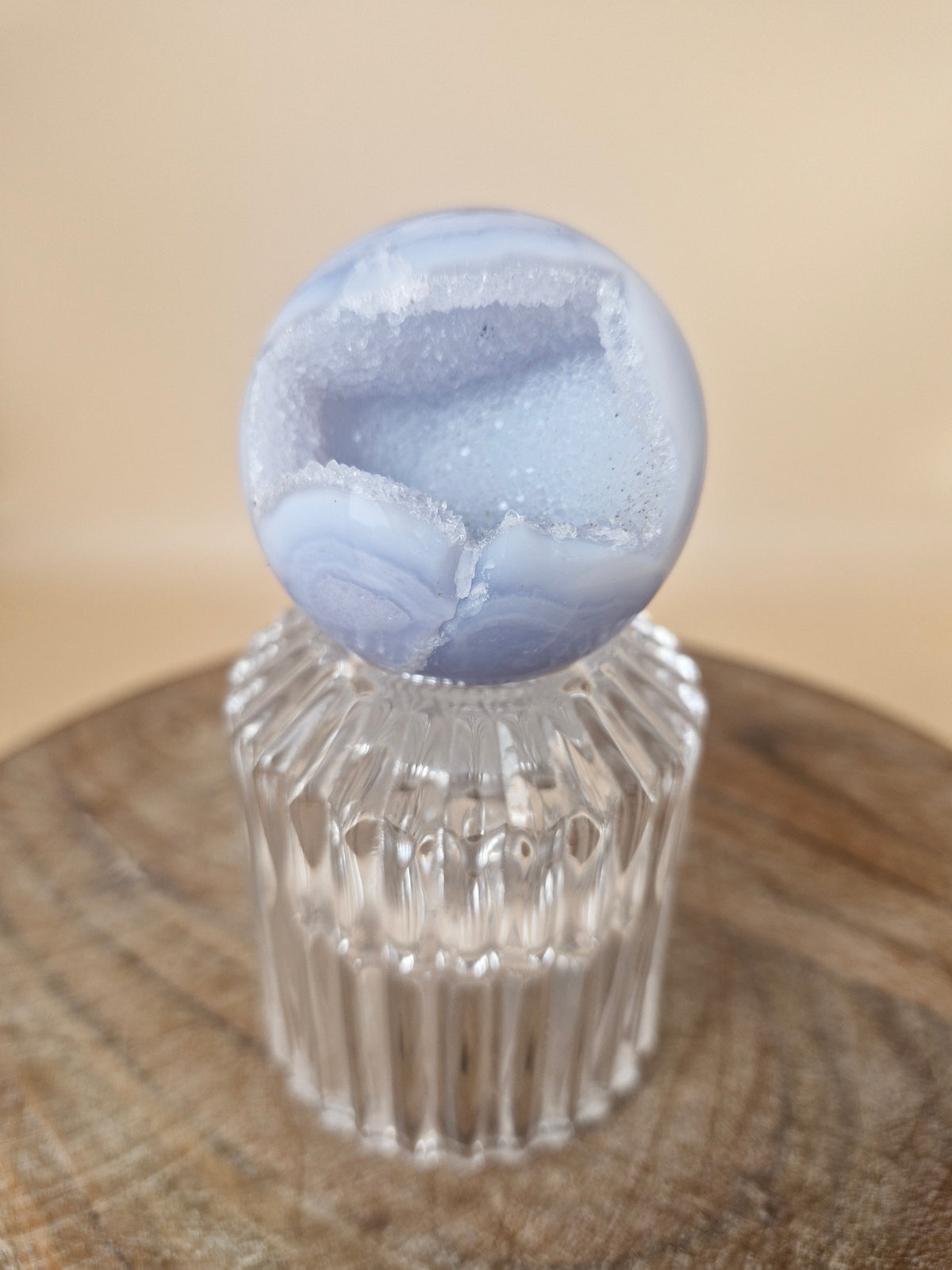 Druzy Lace Agate Sphere (code LA1)