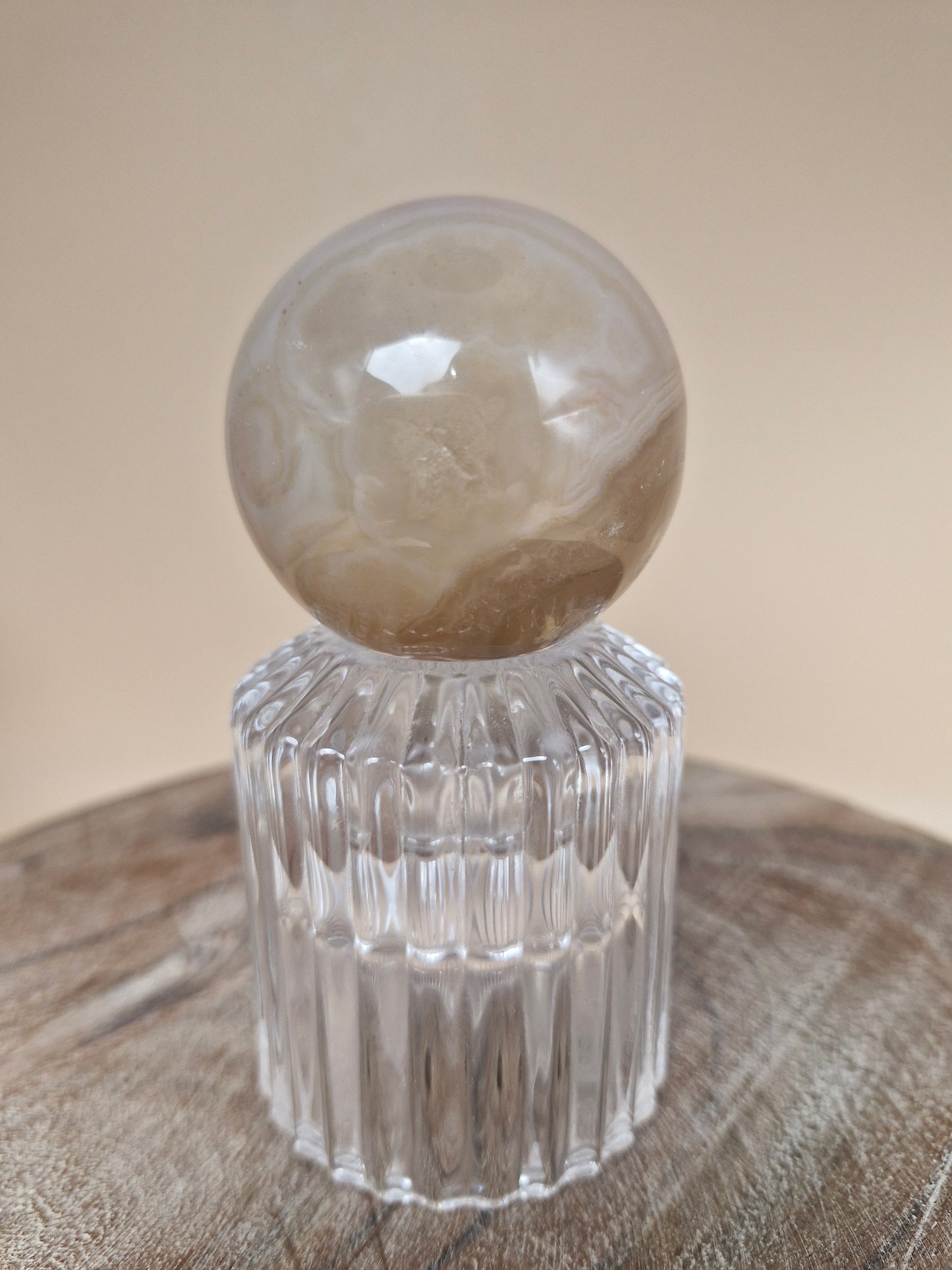 Flower Agate Sphere (code FT)