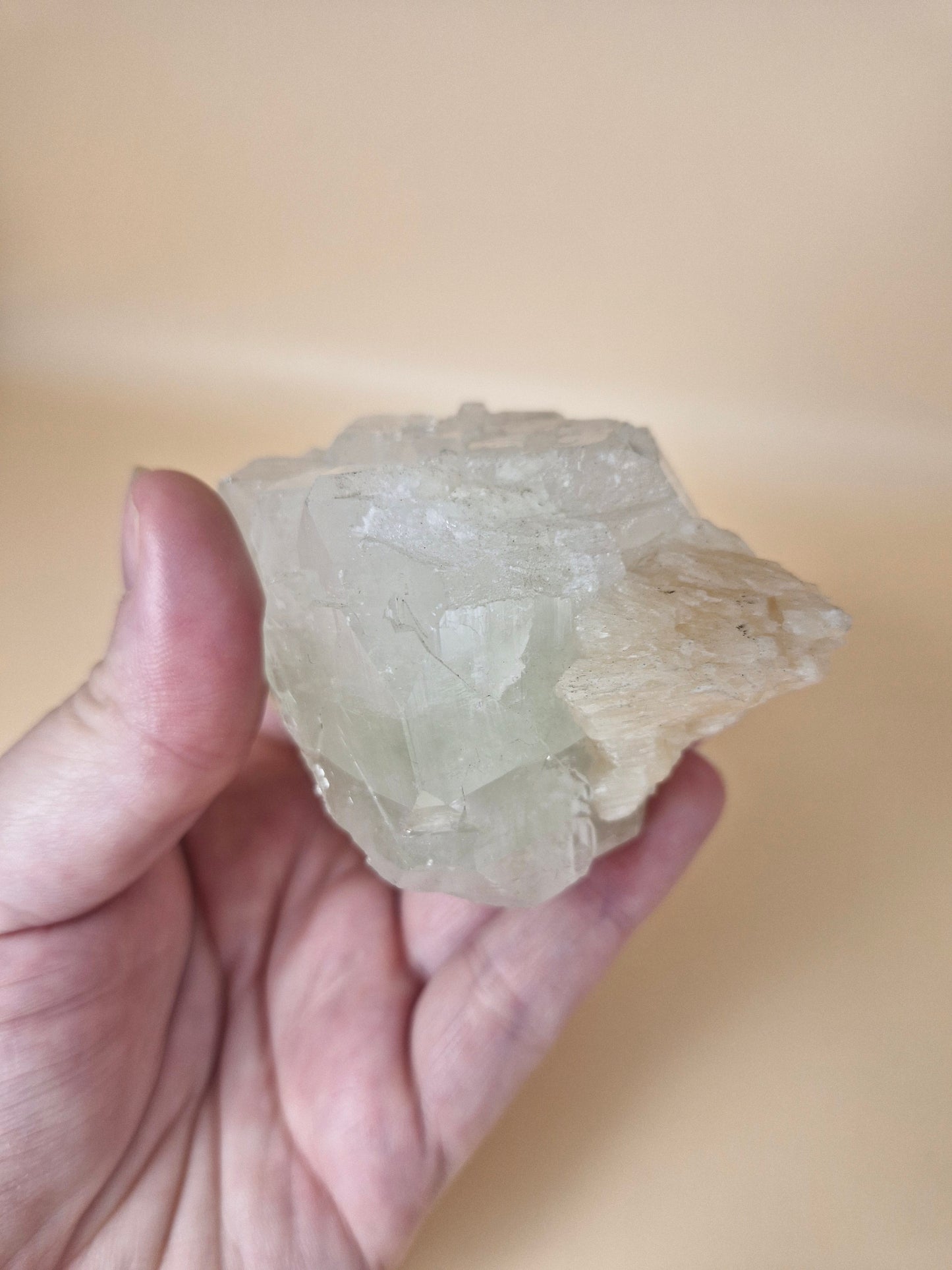 Apophyllite Cluster with Stilbite (code A14)