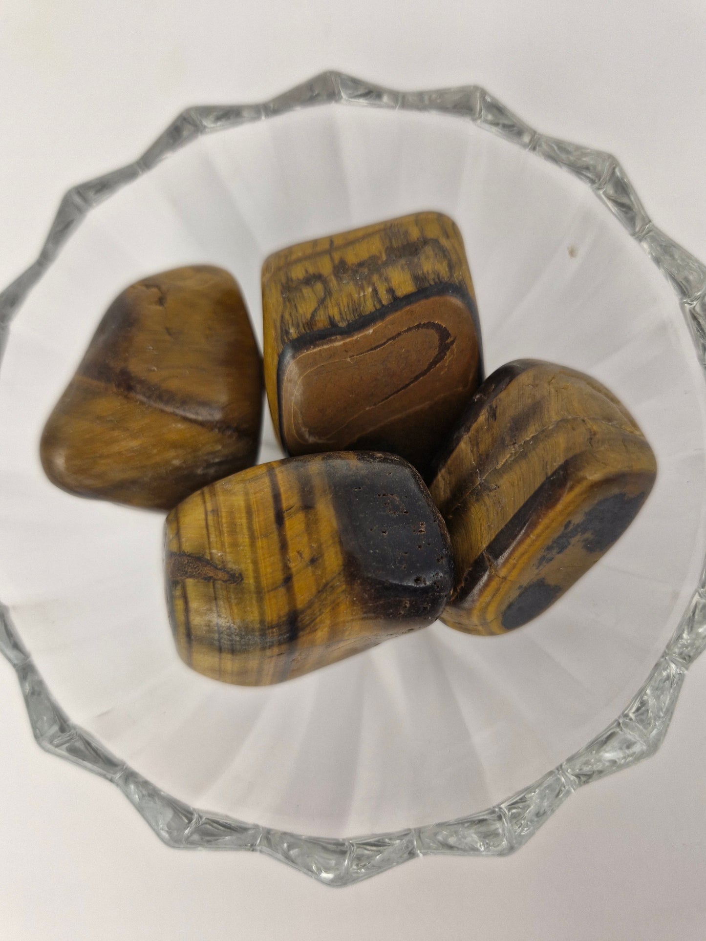 Tiger's Eye Tumble - Large