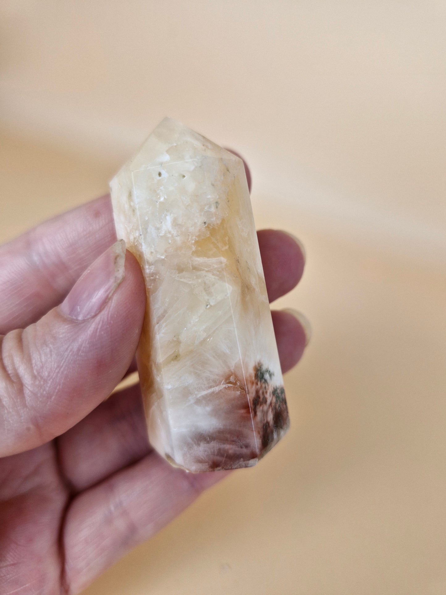 Stilbite with Heulandite Tower (code15)