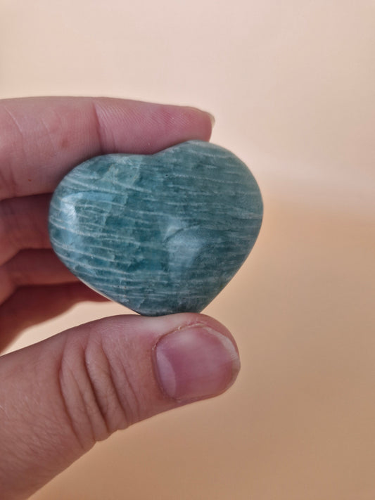 Amazonite Heart