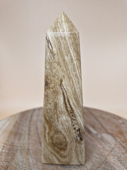 Chocolate Calcite Tower