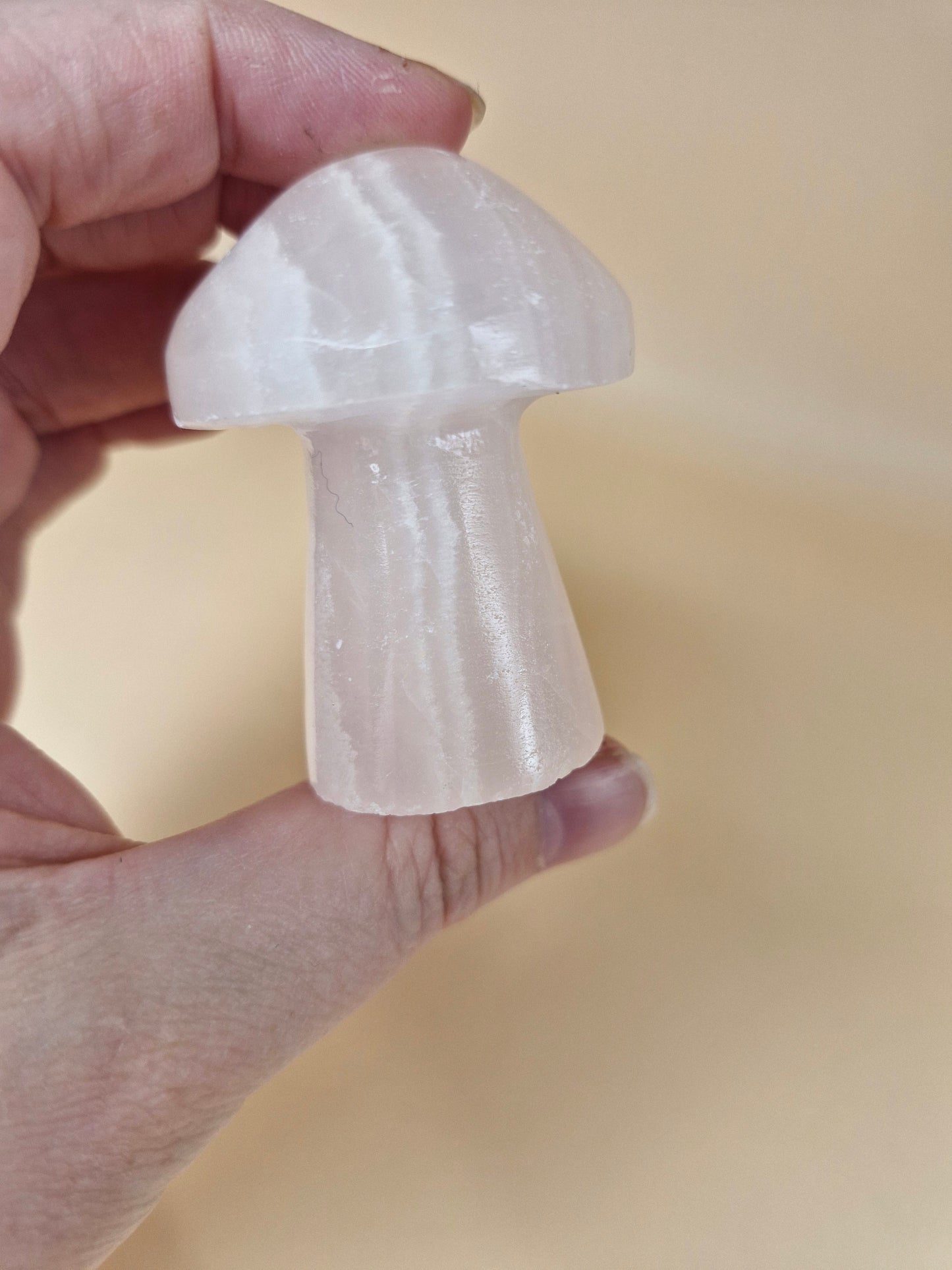Mangano Calcite Mushroom- intuitively chosen