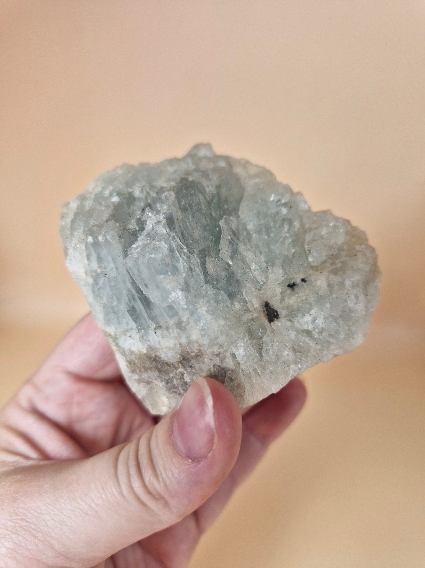 Blue Aquamarine Rough Piece (code 1)