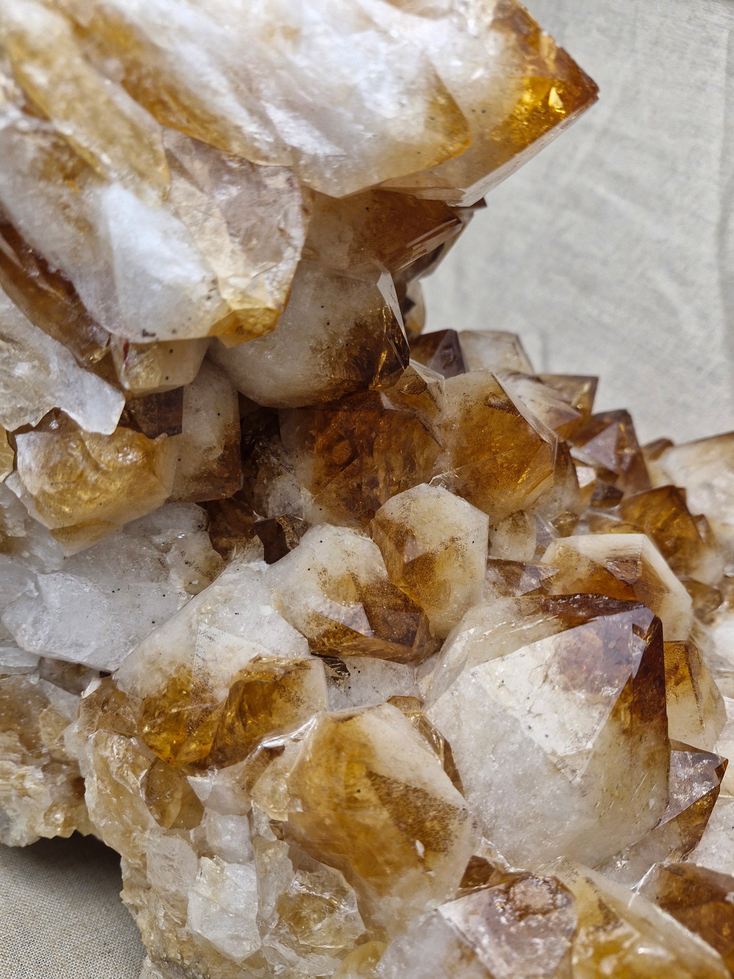 Citrine Cluster Statement Piece - 18.5kgs