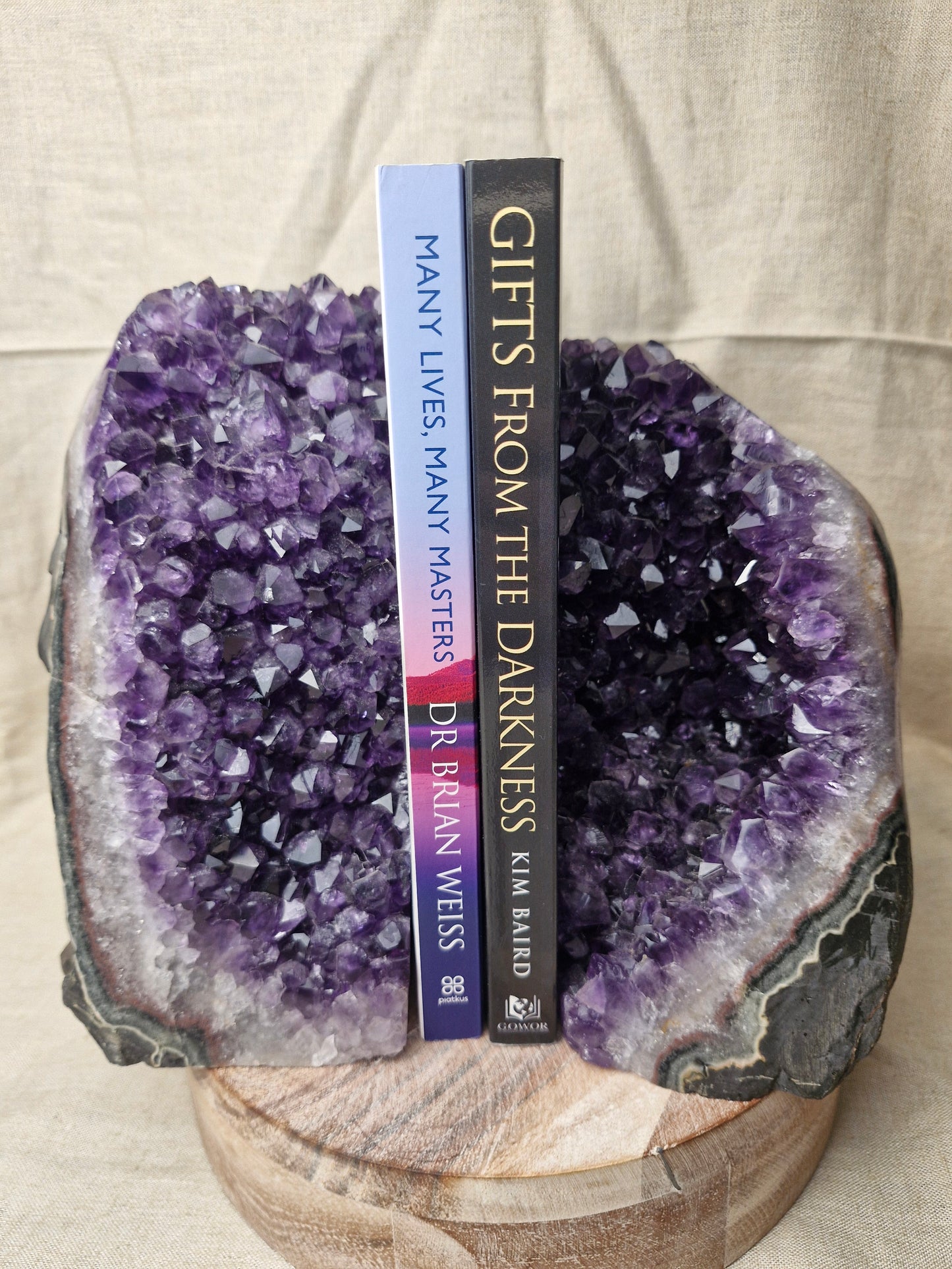 Amethyst Book Ends - AA Grade