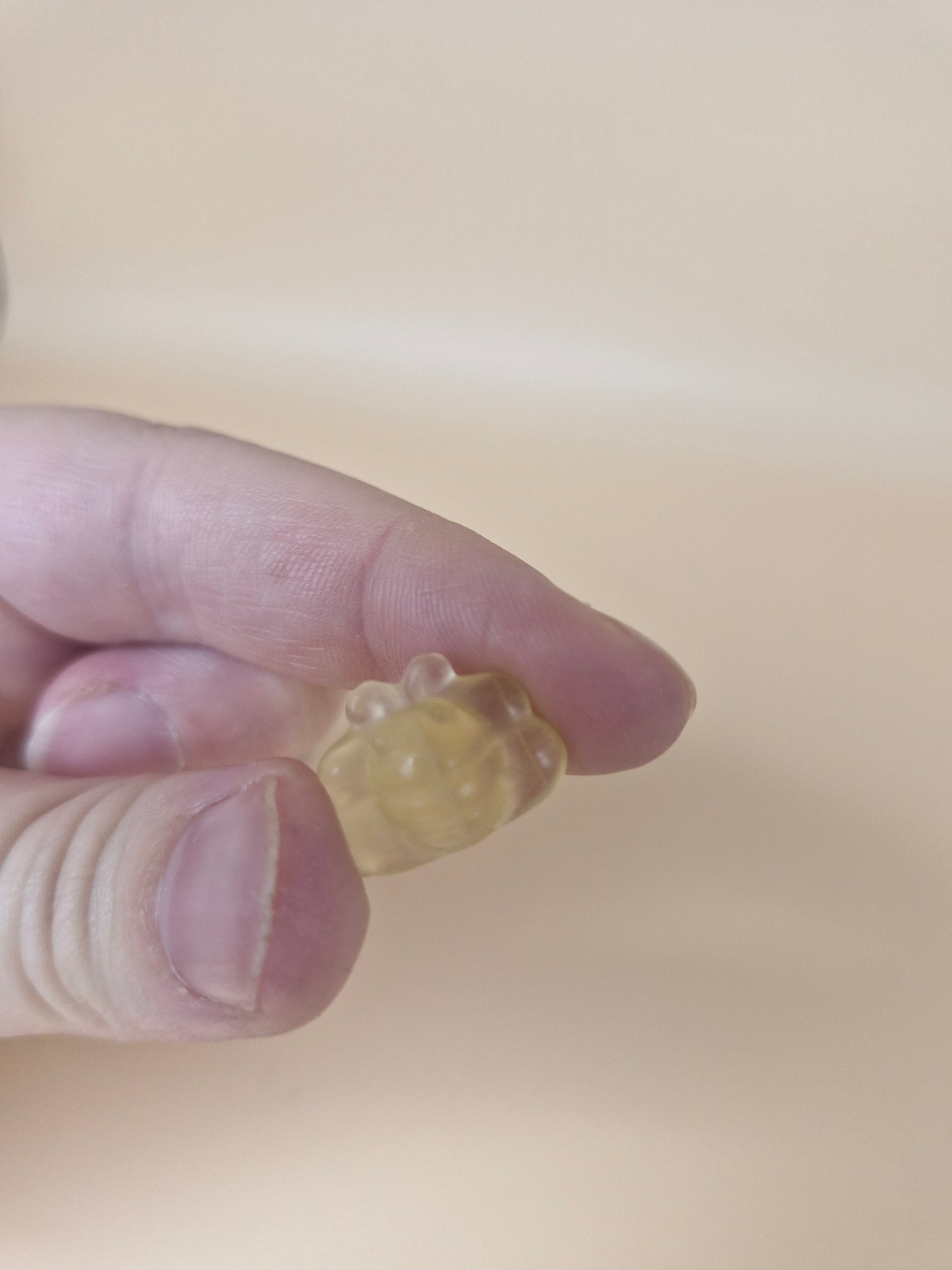 Mini Bee Yellow Fluorite Carving