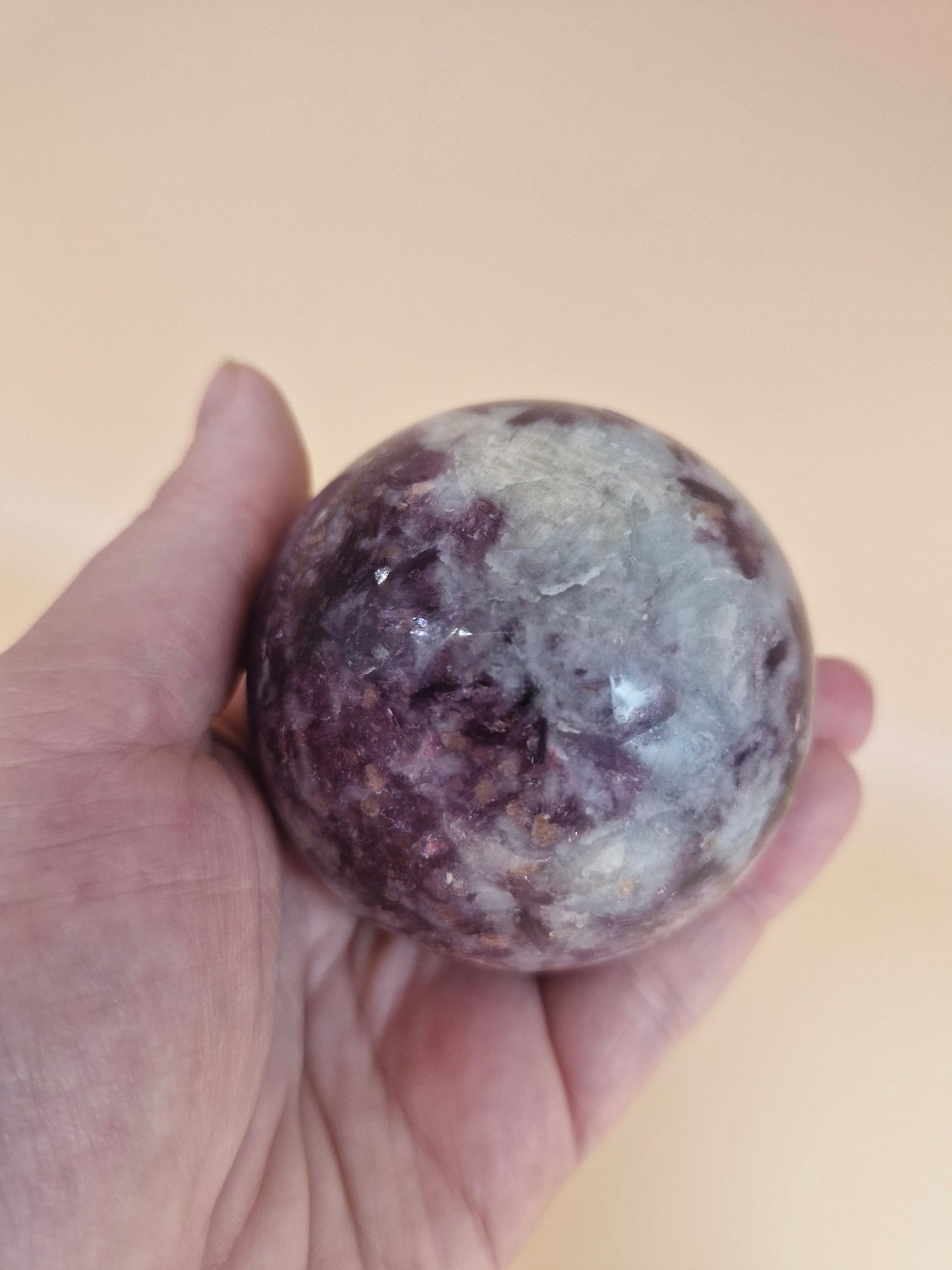 Purple Mica Sphere