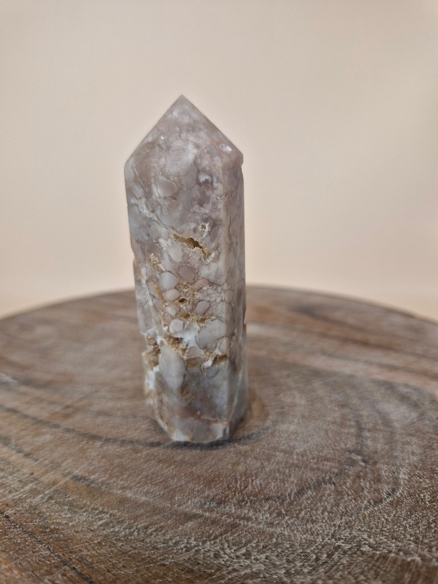 Banded Pink Agate Point
