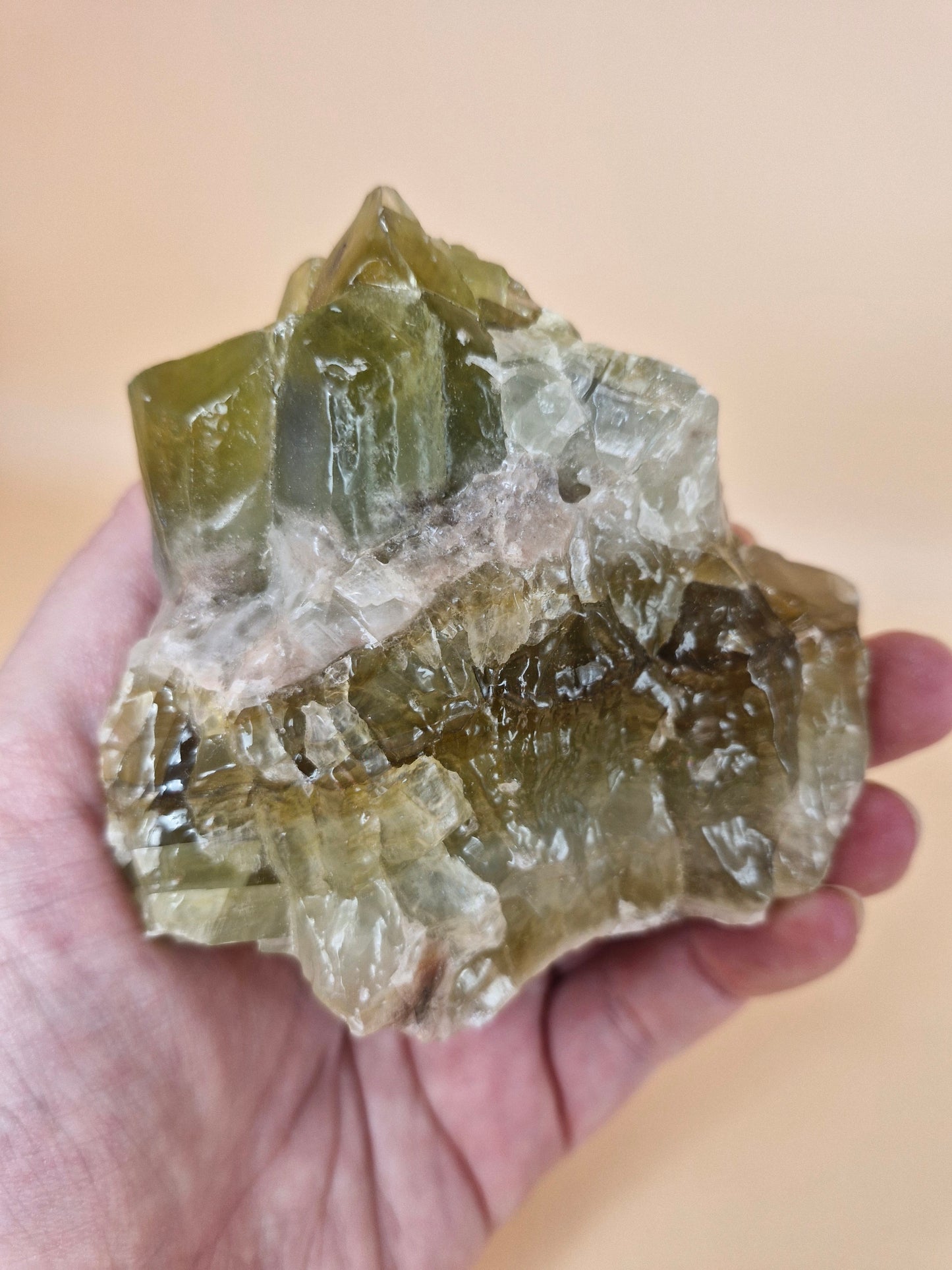 Green Calcite Rough Piece (code BB)