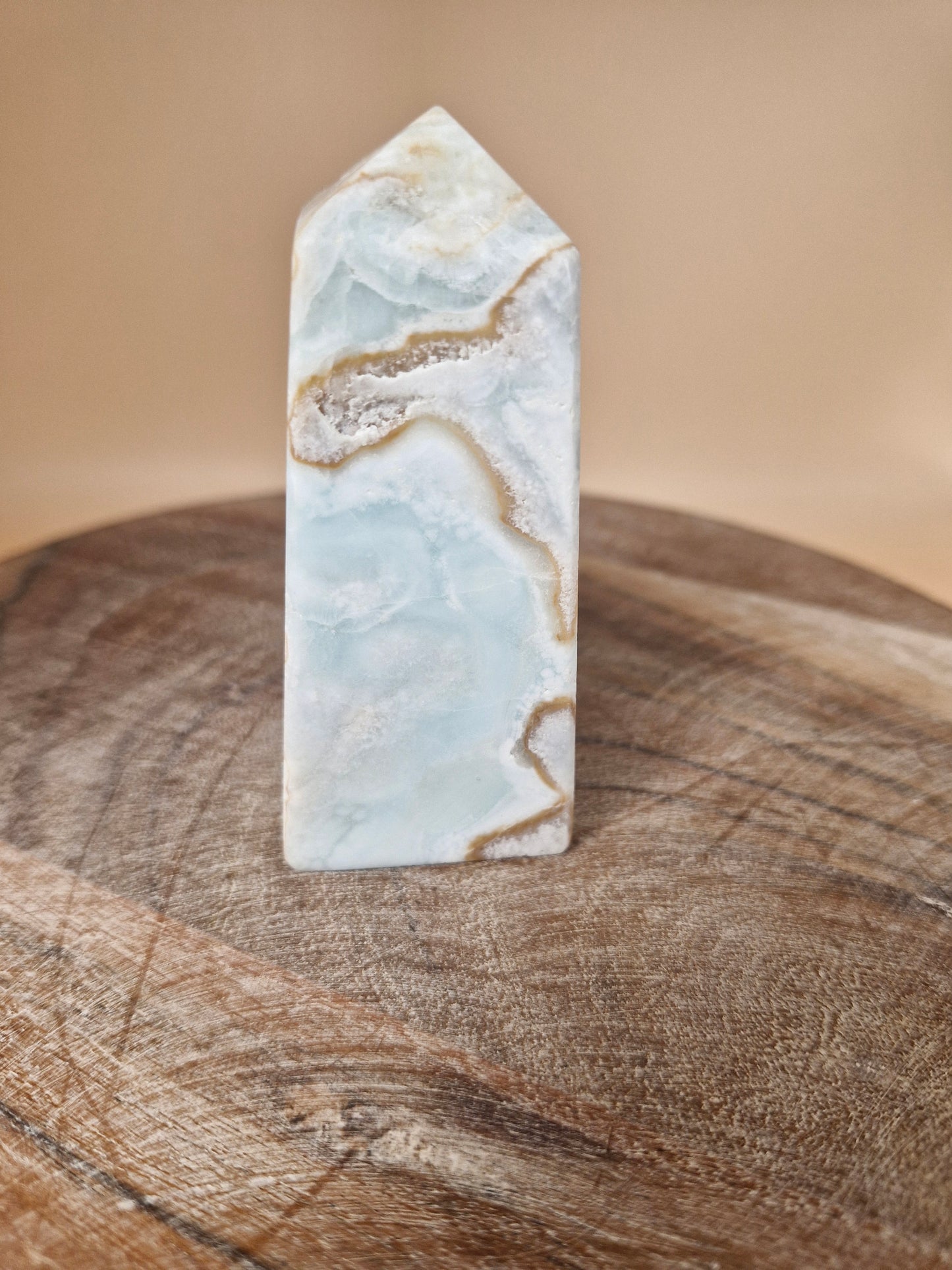 Blue Aragonite Tower (code AS)