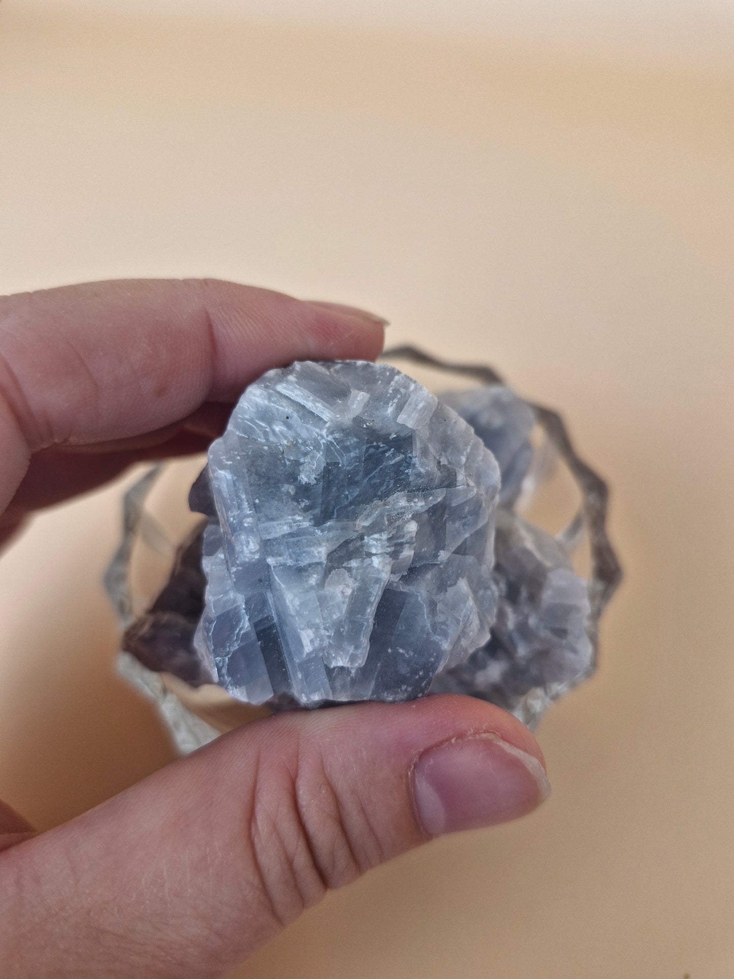 Raw Blue Calcite Piece (Intuitively chosen)