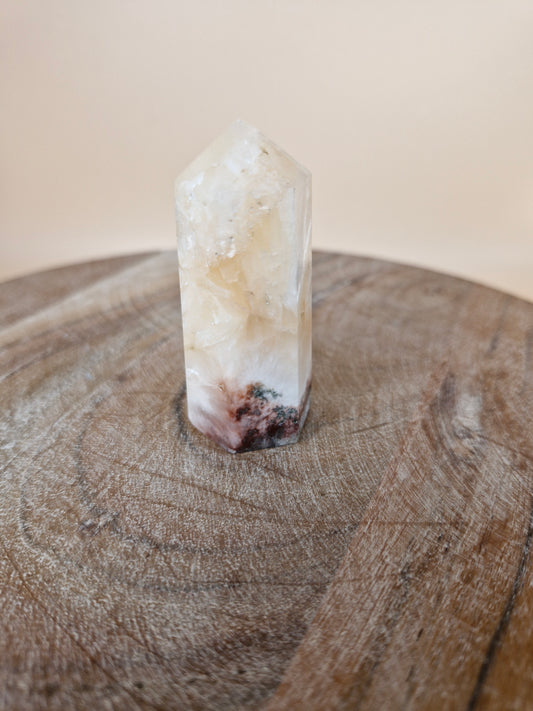Stilbite with Heulandite Tower (code15)