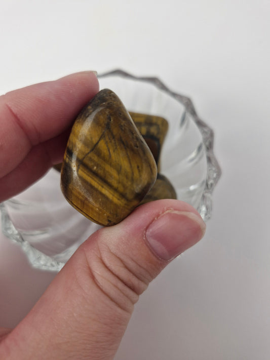 Tiger's Eye Tumble - Large
